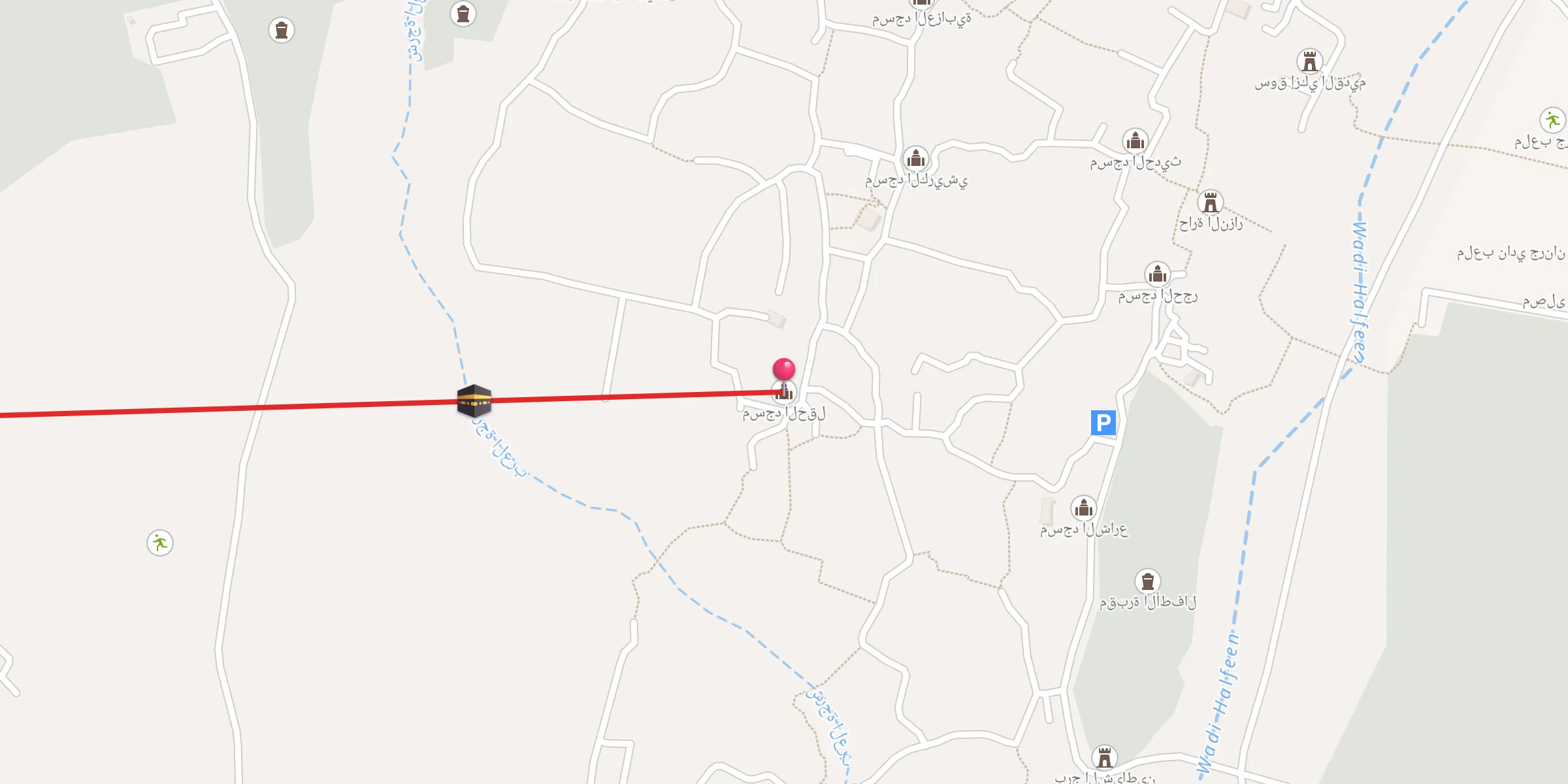 Carte de localisation : مسجد الحقل