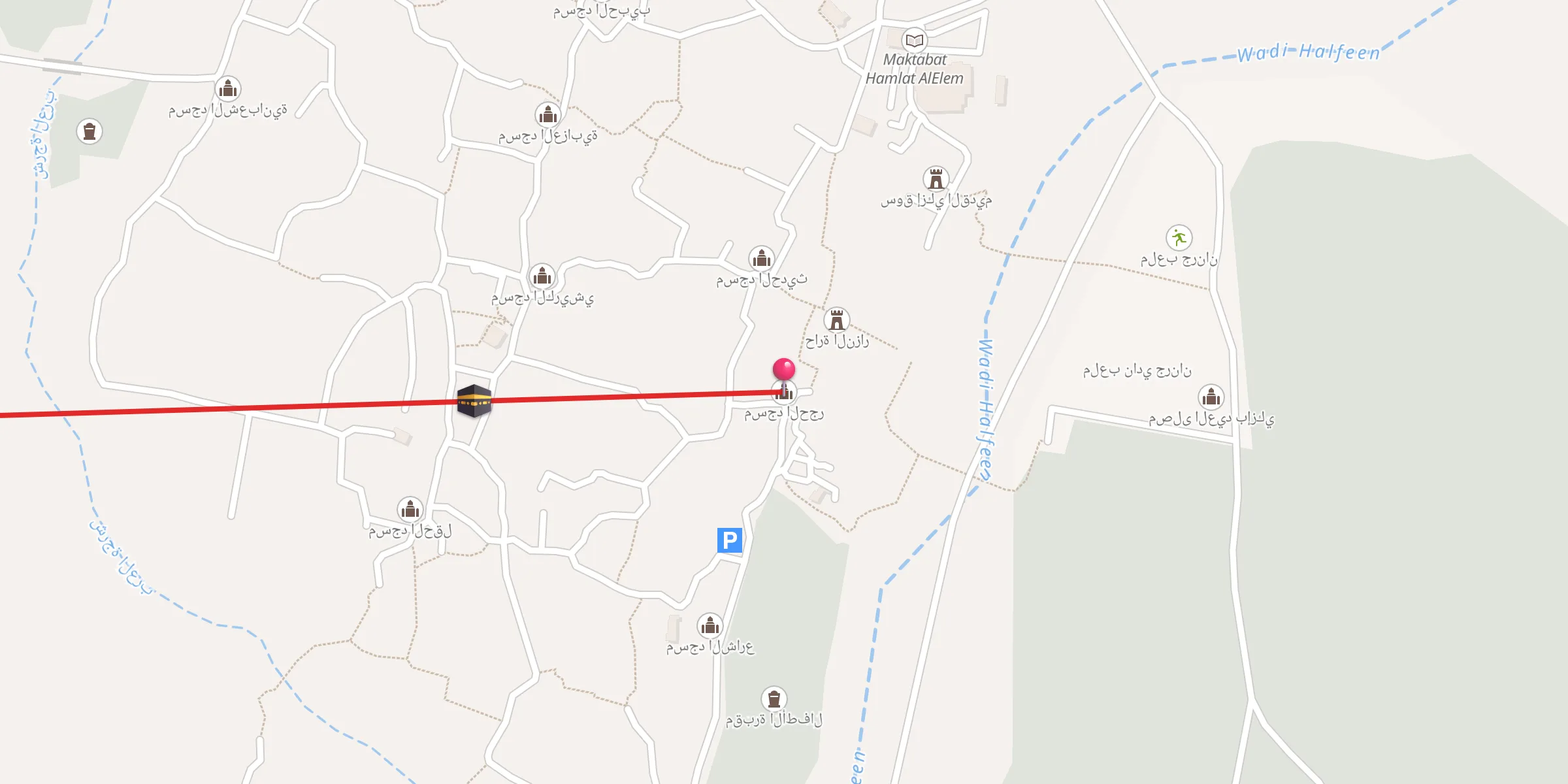 Carte de localisation : مسجد الحجر