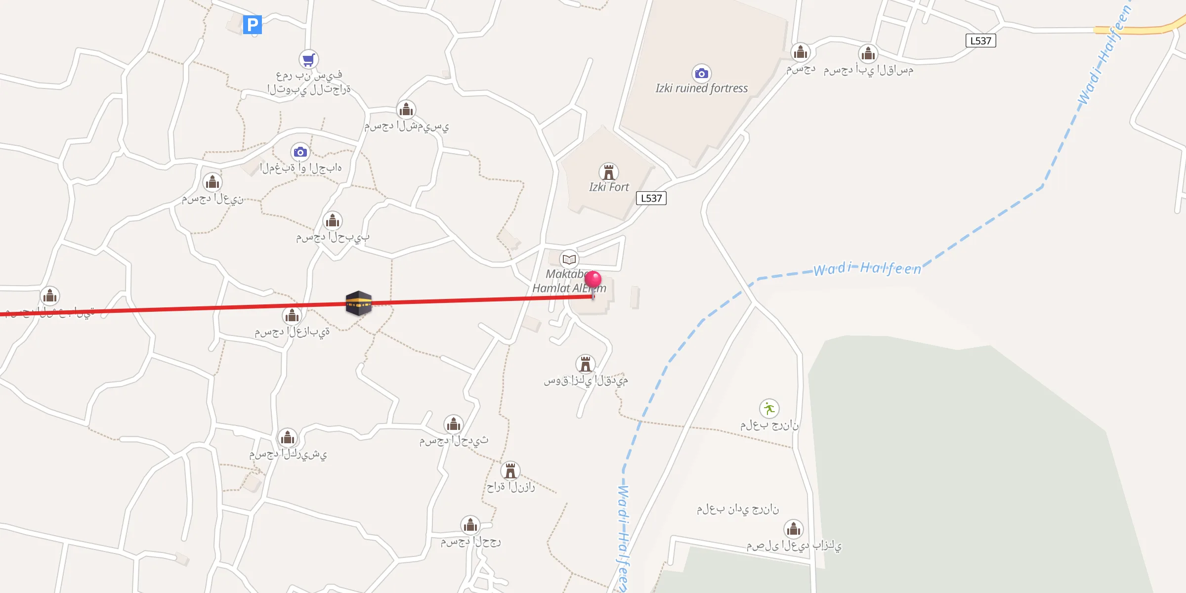 Carte de localisation : جامع إزكي