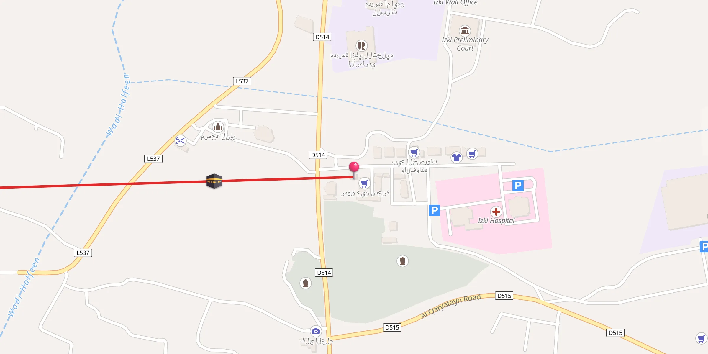 Carte de localisation : مسجد إبن شائق