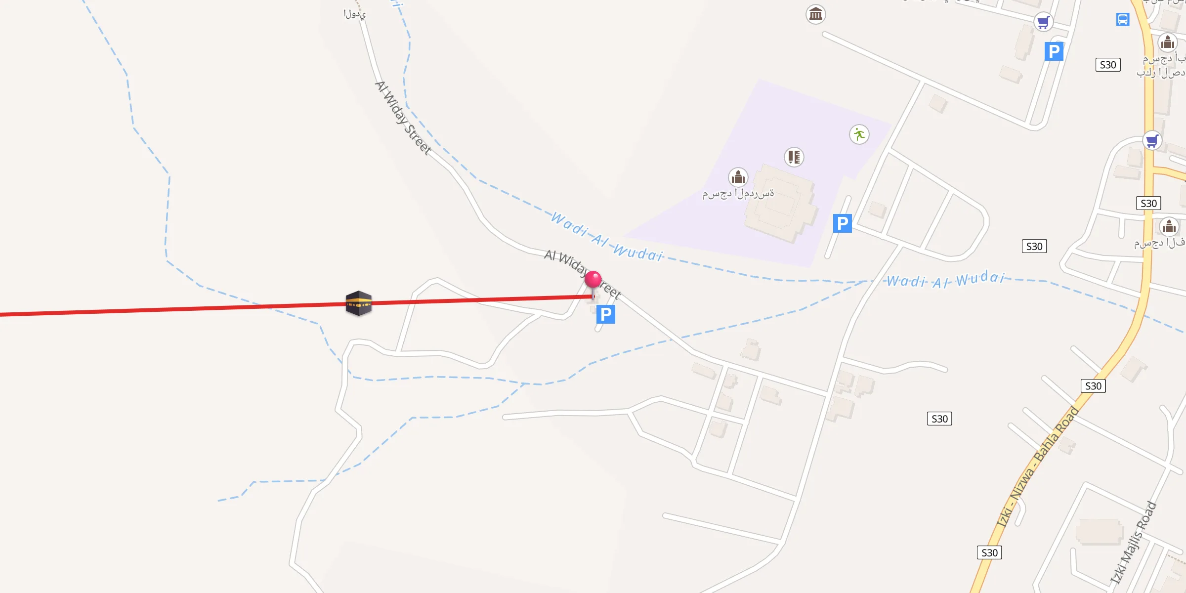 Carte de localisation : مسجد أبي مسلم البهلاني