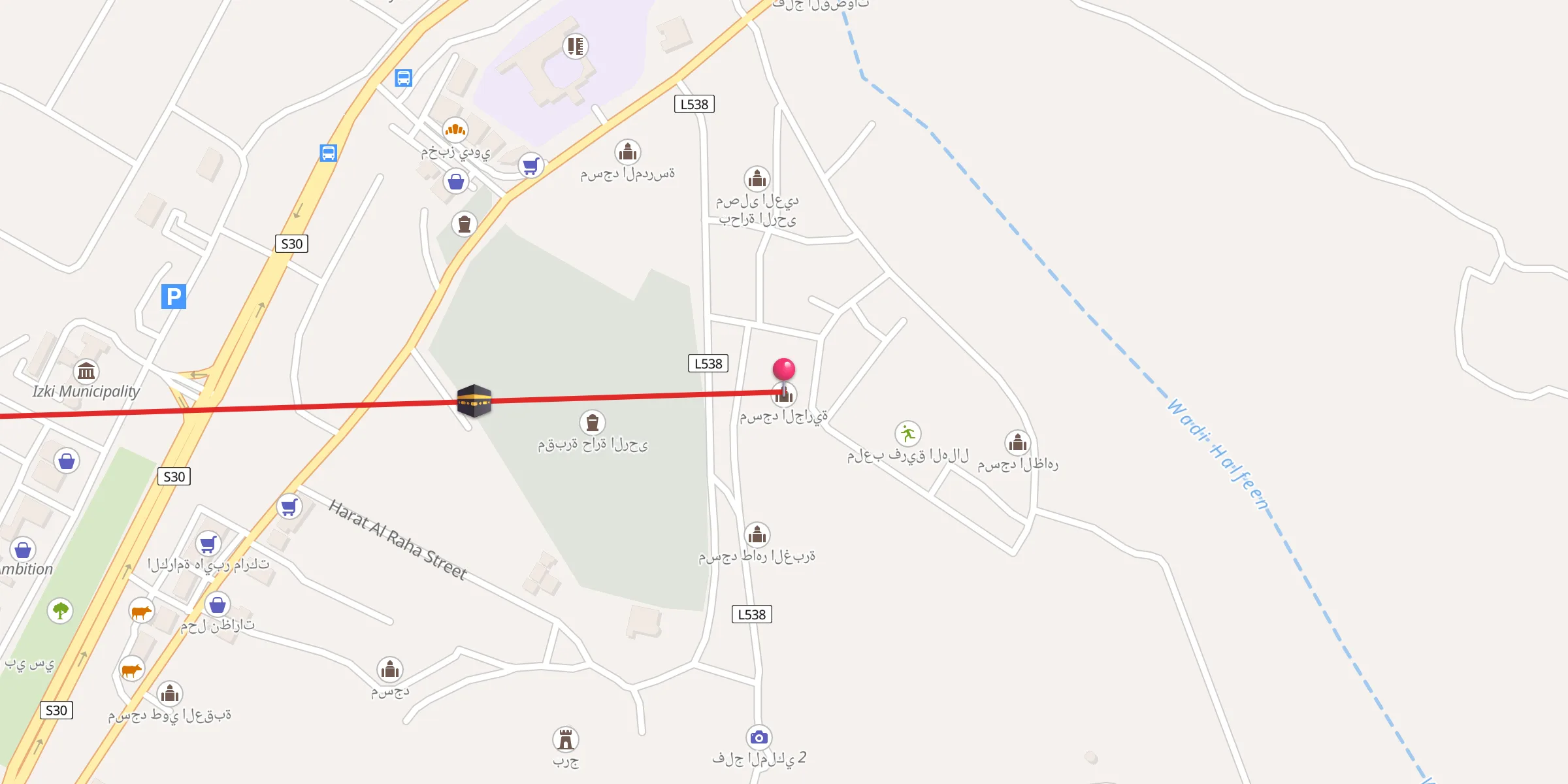 Carte de localisation : مسجد الجارية