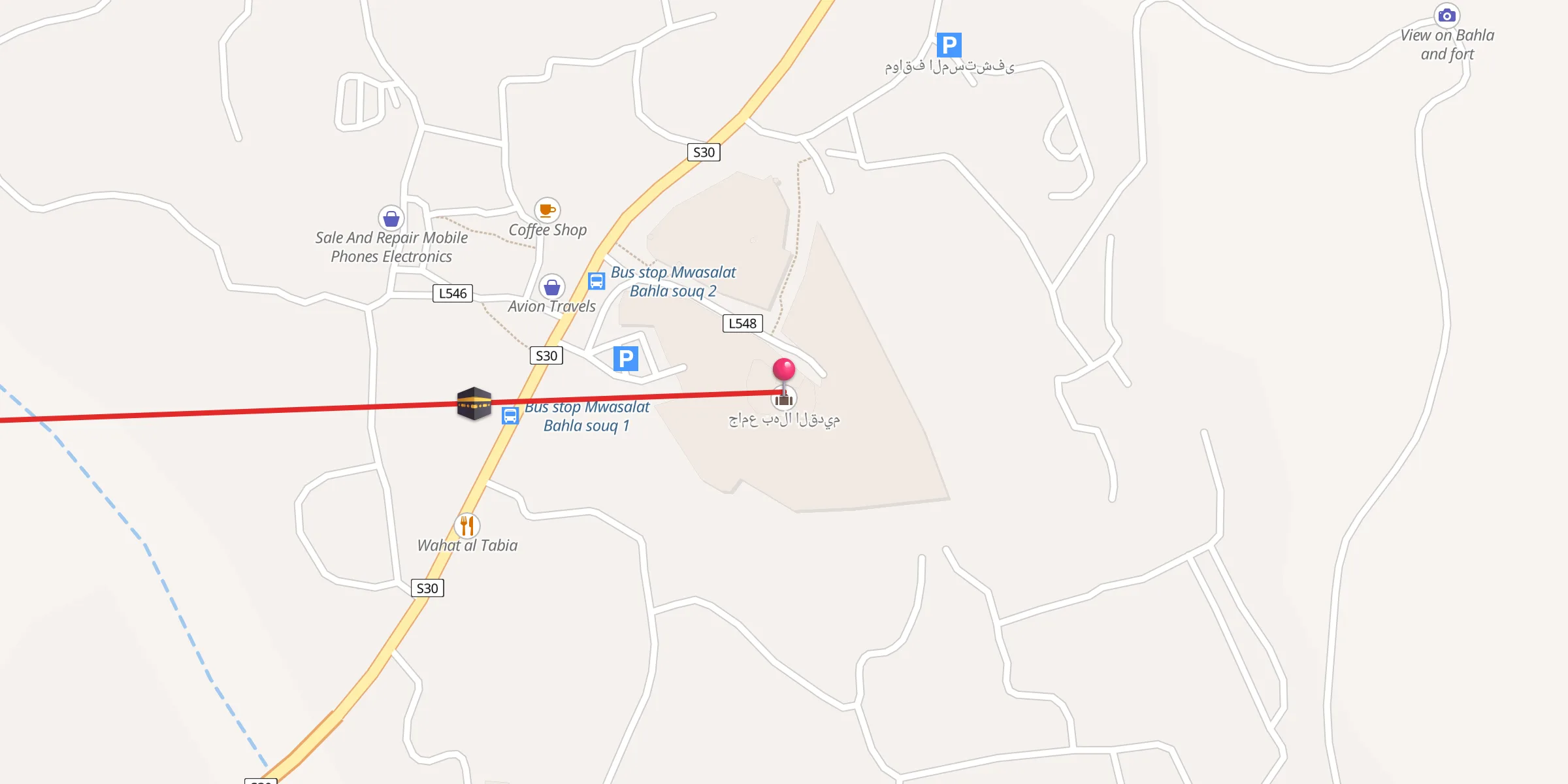 Carte de localisation : جامع بهلا القديم