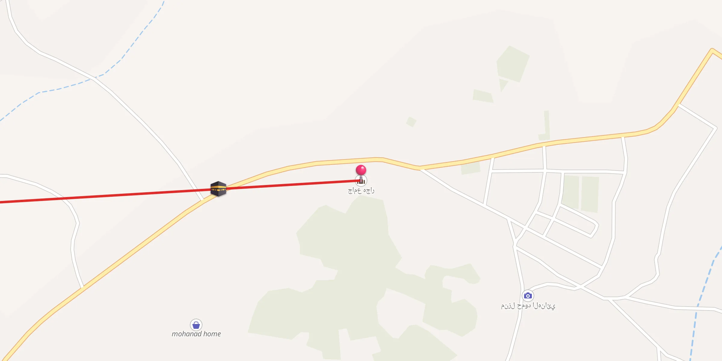 Carte de localisation : جامع هجار