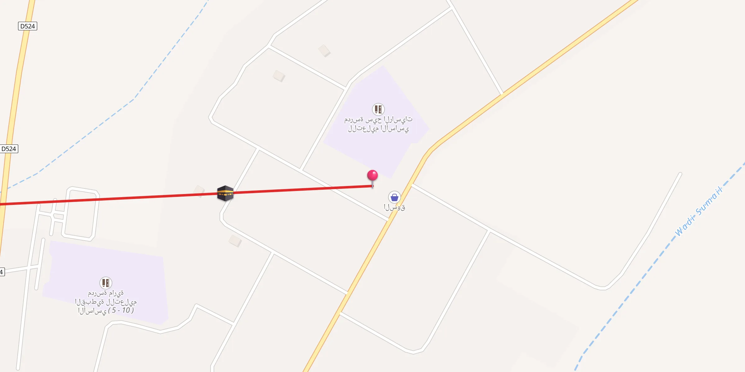 Carte de localisation : جامع الصويريج