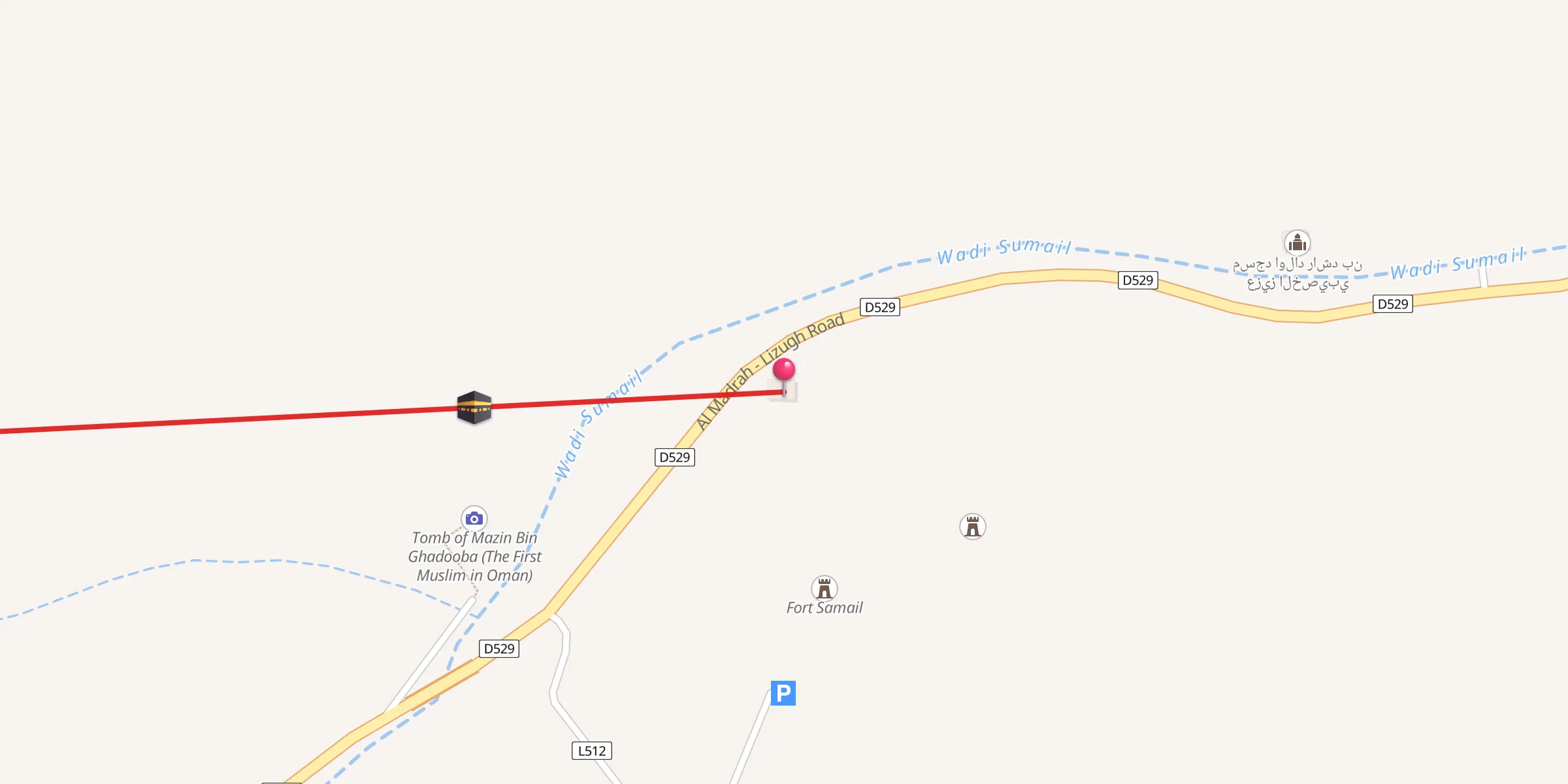 Carte de localisation : مسجد الصاروج