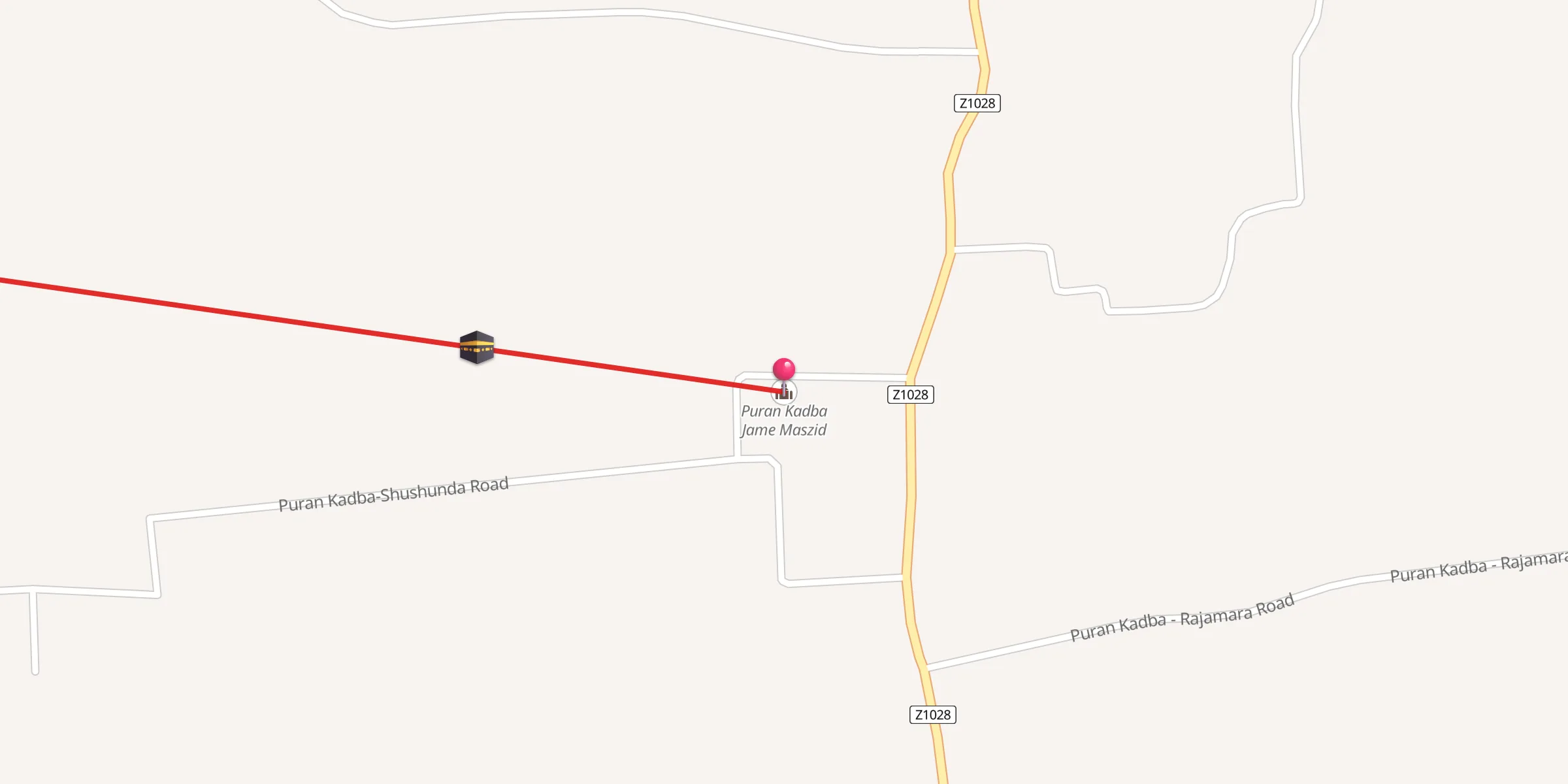 Carte de localisation : Puran Kadba Jame Maszid