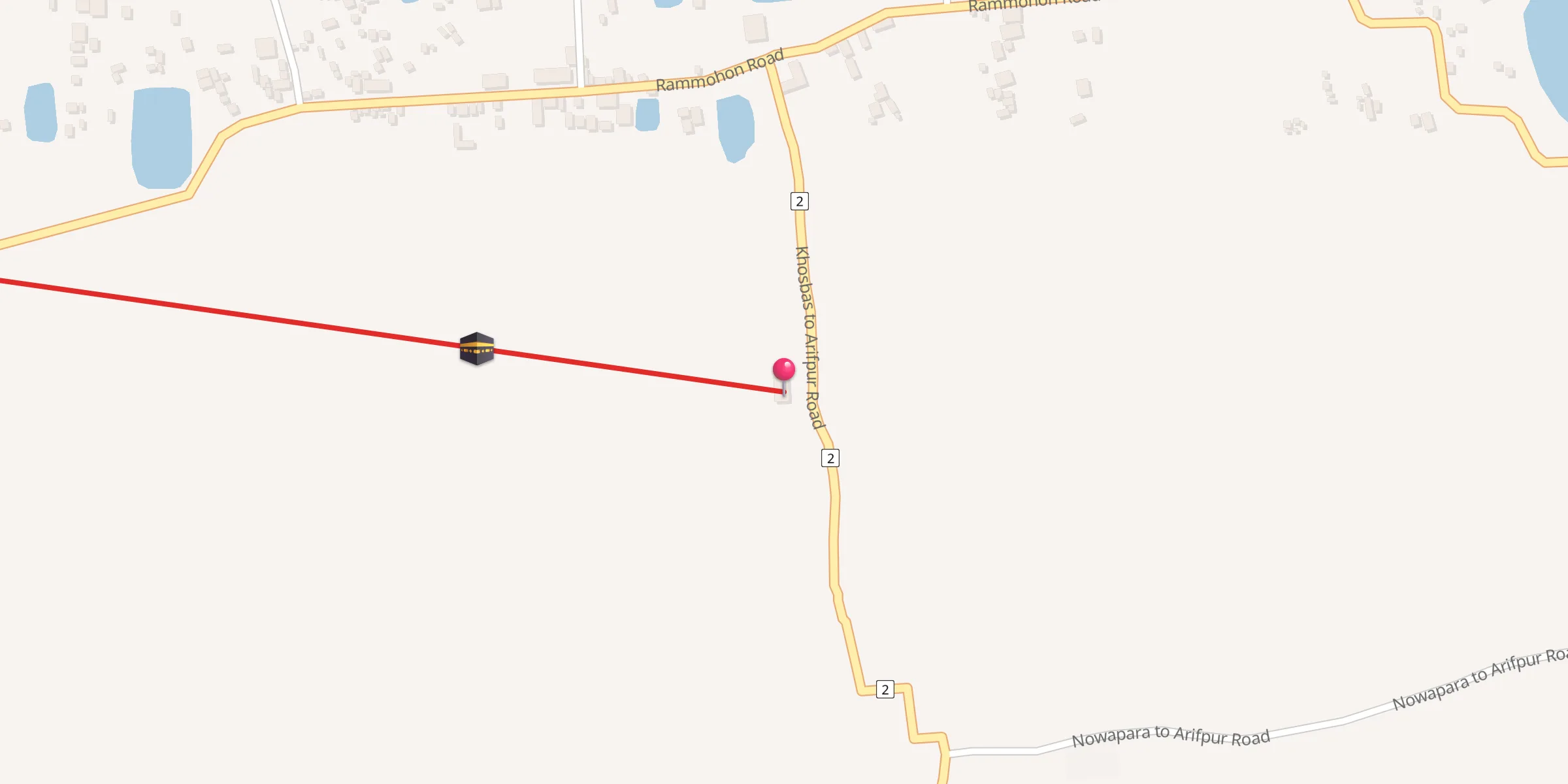 Carte de localisation : East Elashpur Jame Mosjid