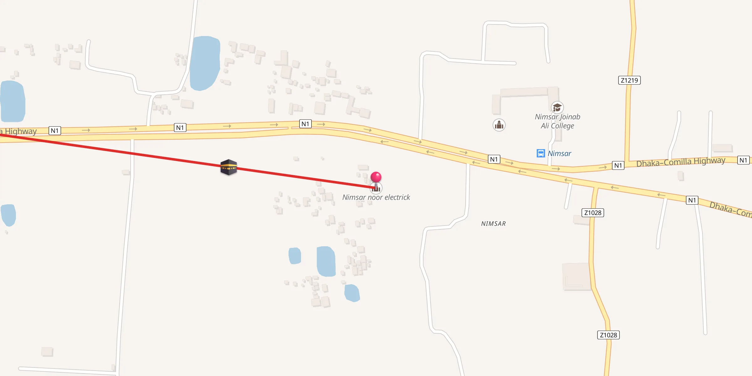 Carte de localisation : Nimsar noor electrick