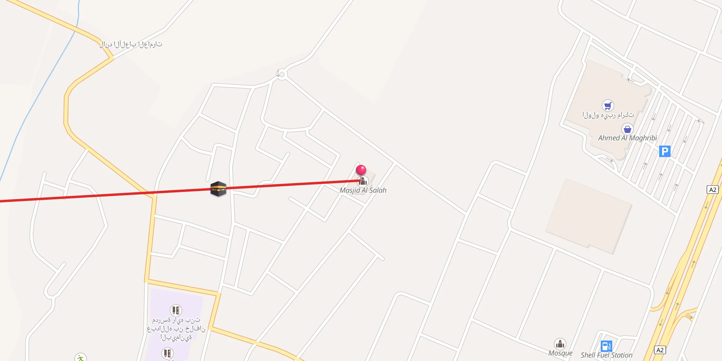 Carte de localisation : Masjid Al Salah