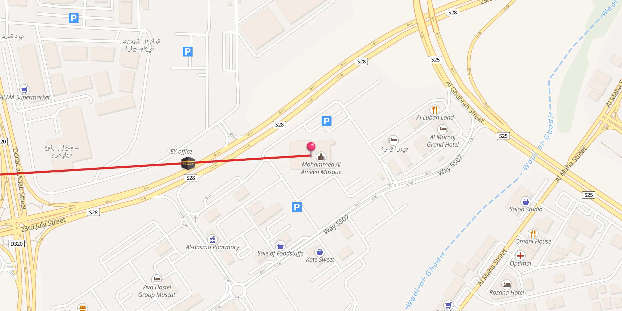 Carte de localisation : Mohammed Al Ameen Mosque Building