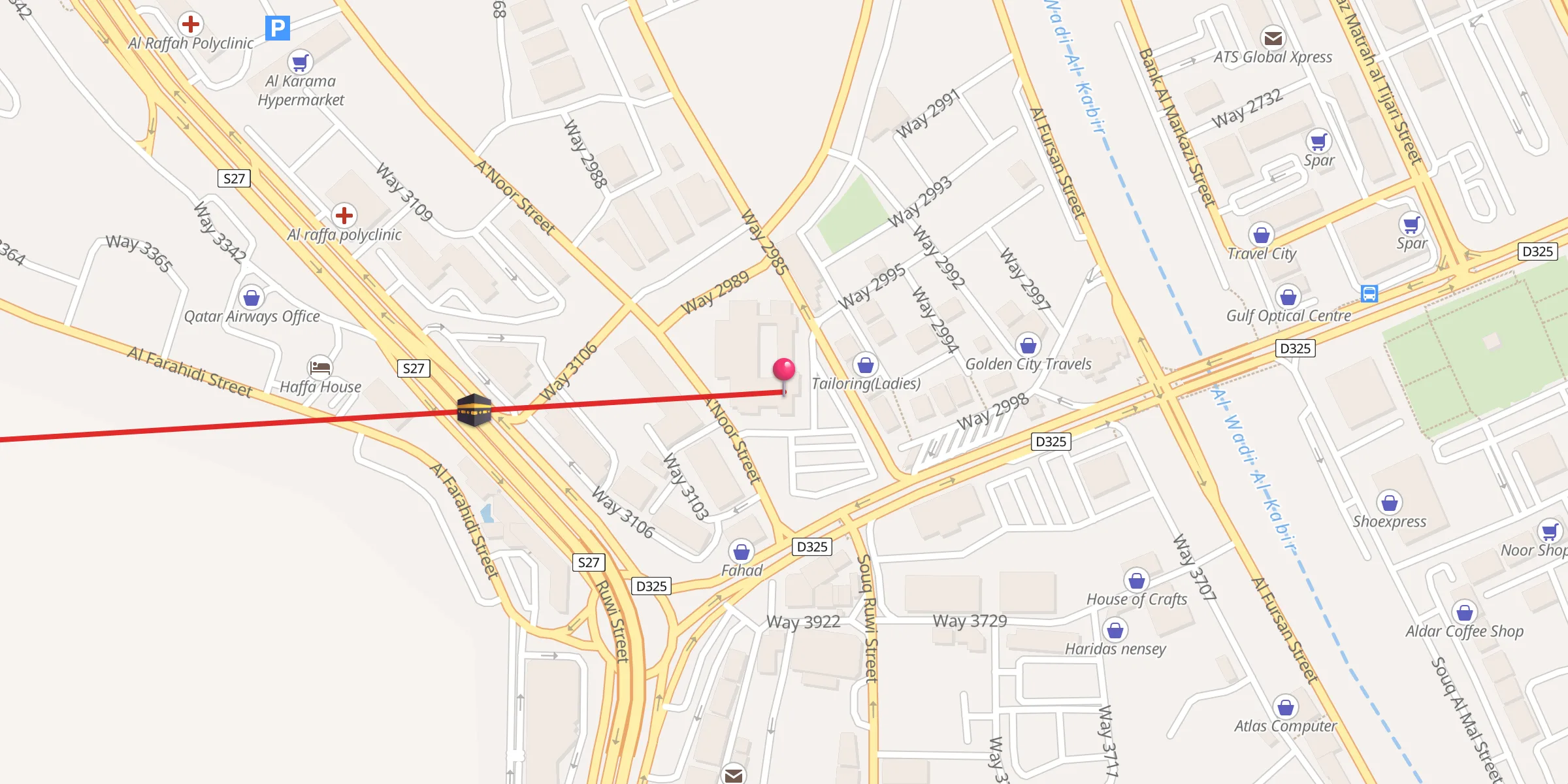 Carte de localisation : Sultan Qaboos Mosque Ruwi