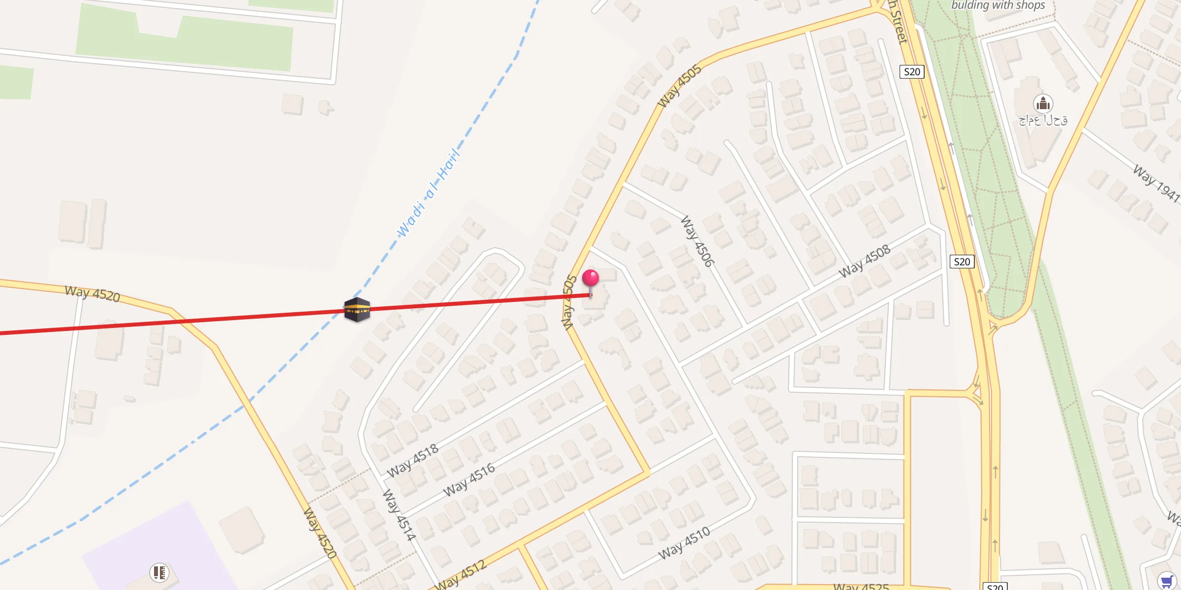 Carte de localisation : جامع الفردوس