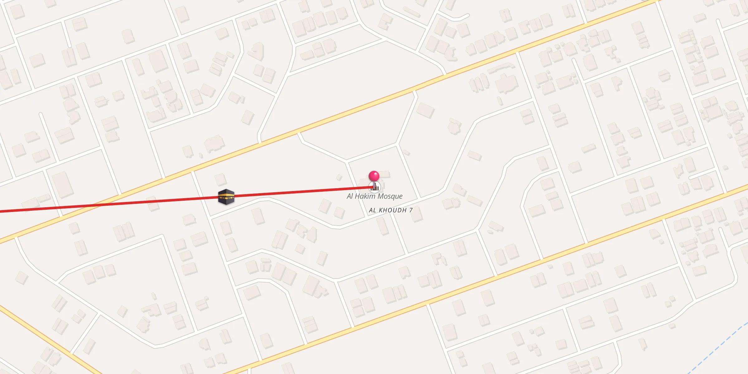Carte de localisation : Al Hakim Mosque