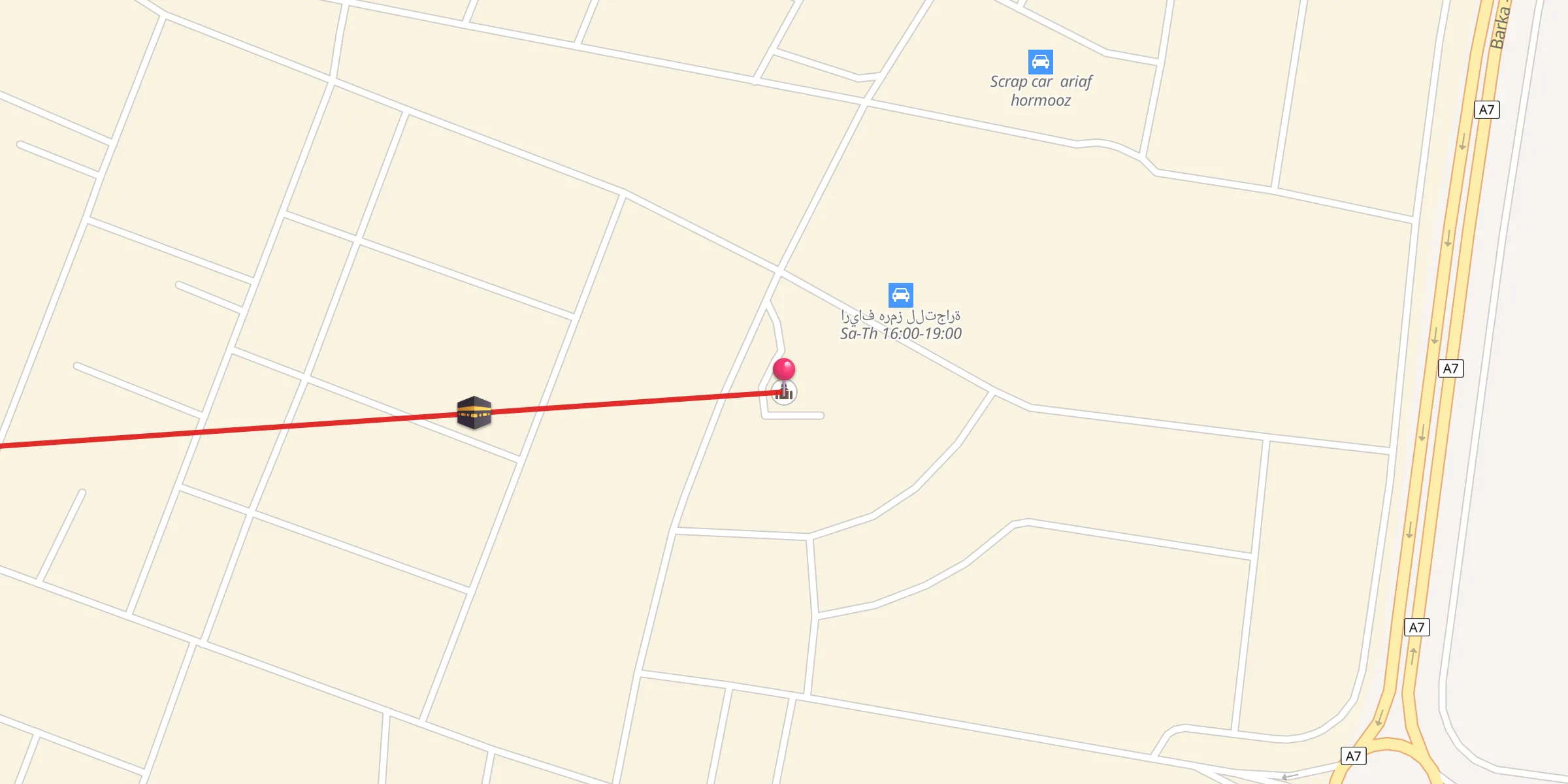 Carte de localisation : Mosquée