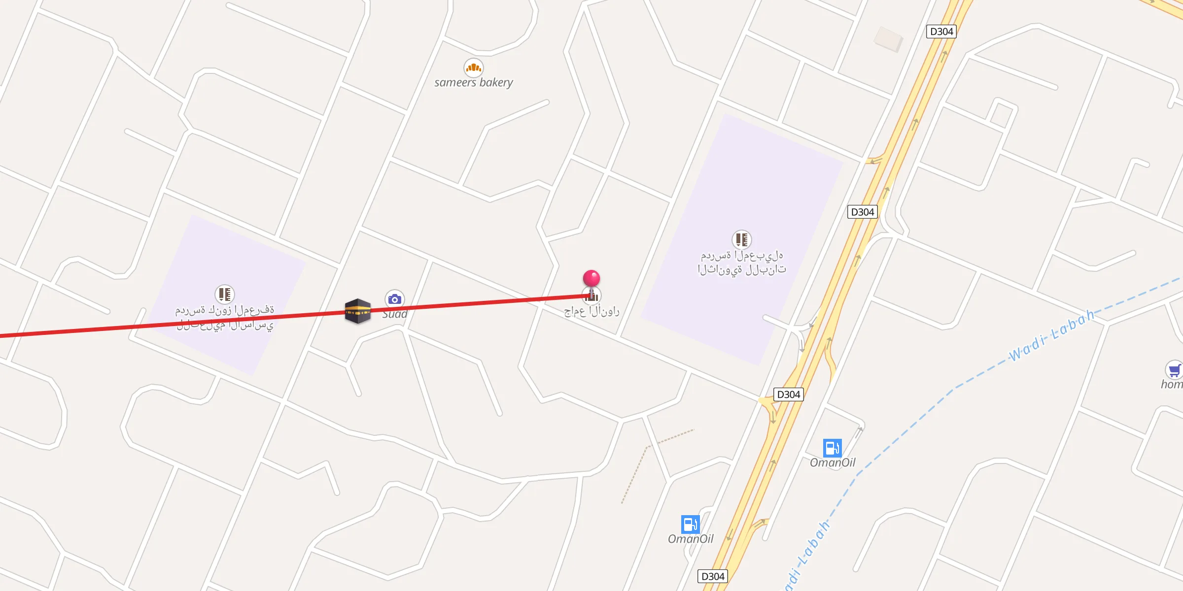 Carte de localisation : جامع الأنوار