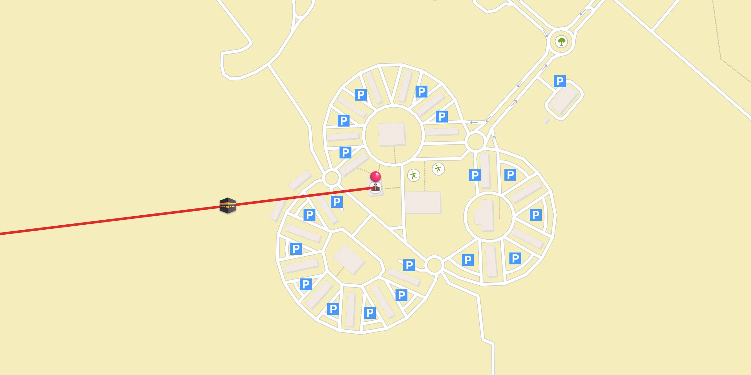 Carte de localisation : Mosquée