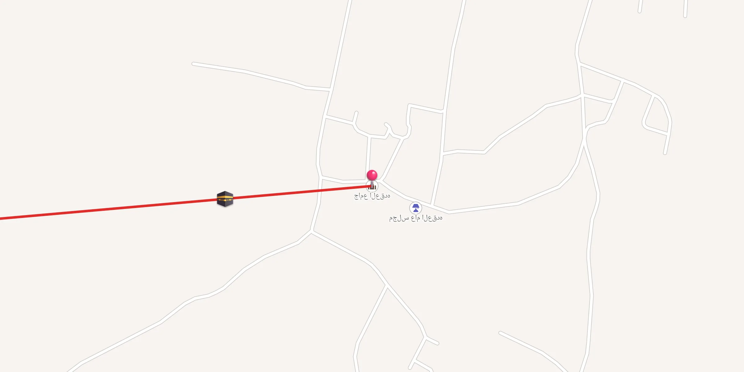 Carte de localisation : جامع العقده