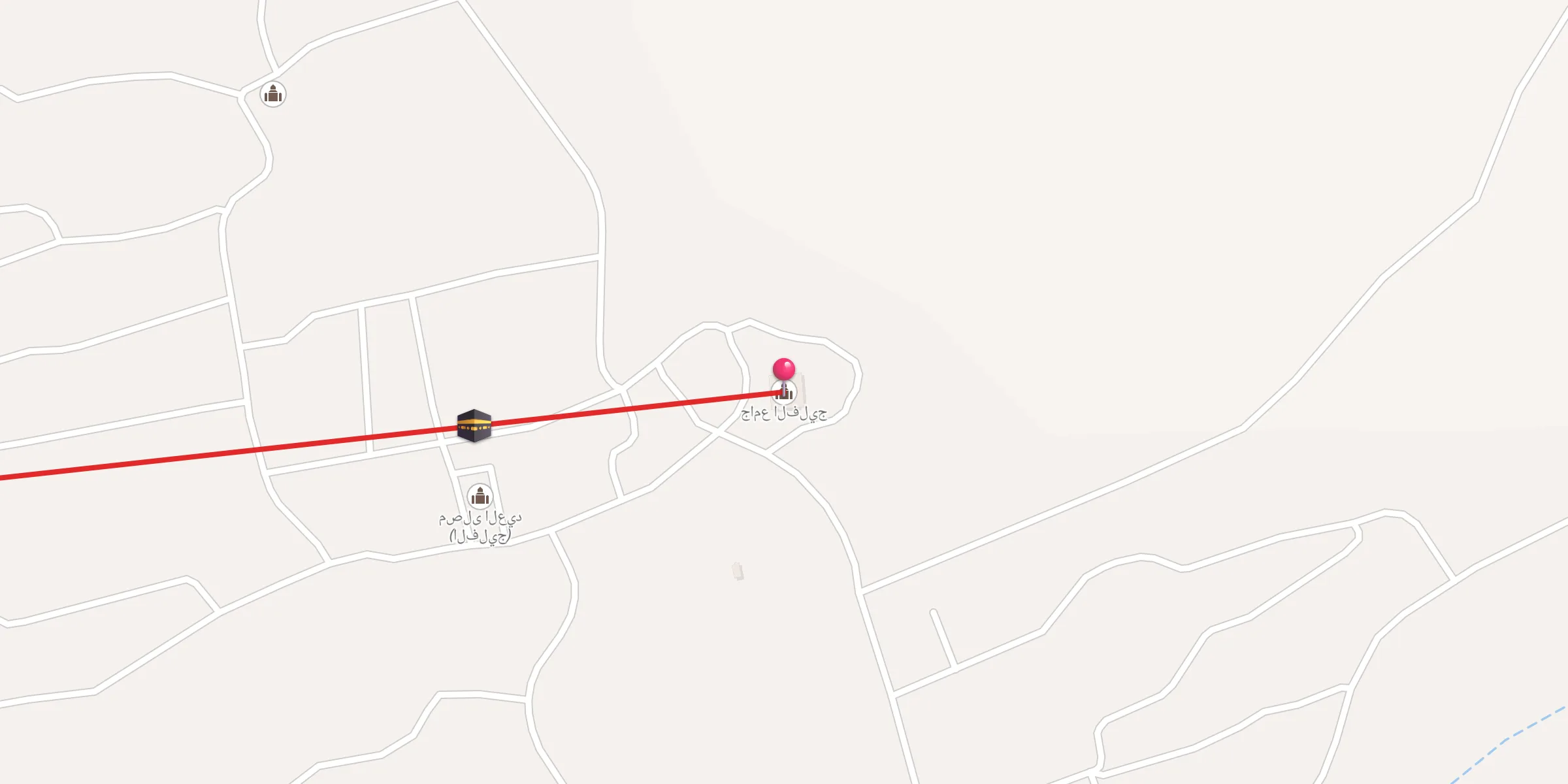 Carte de localisation : جامع الفليج