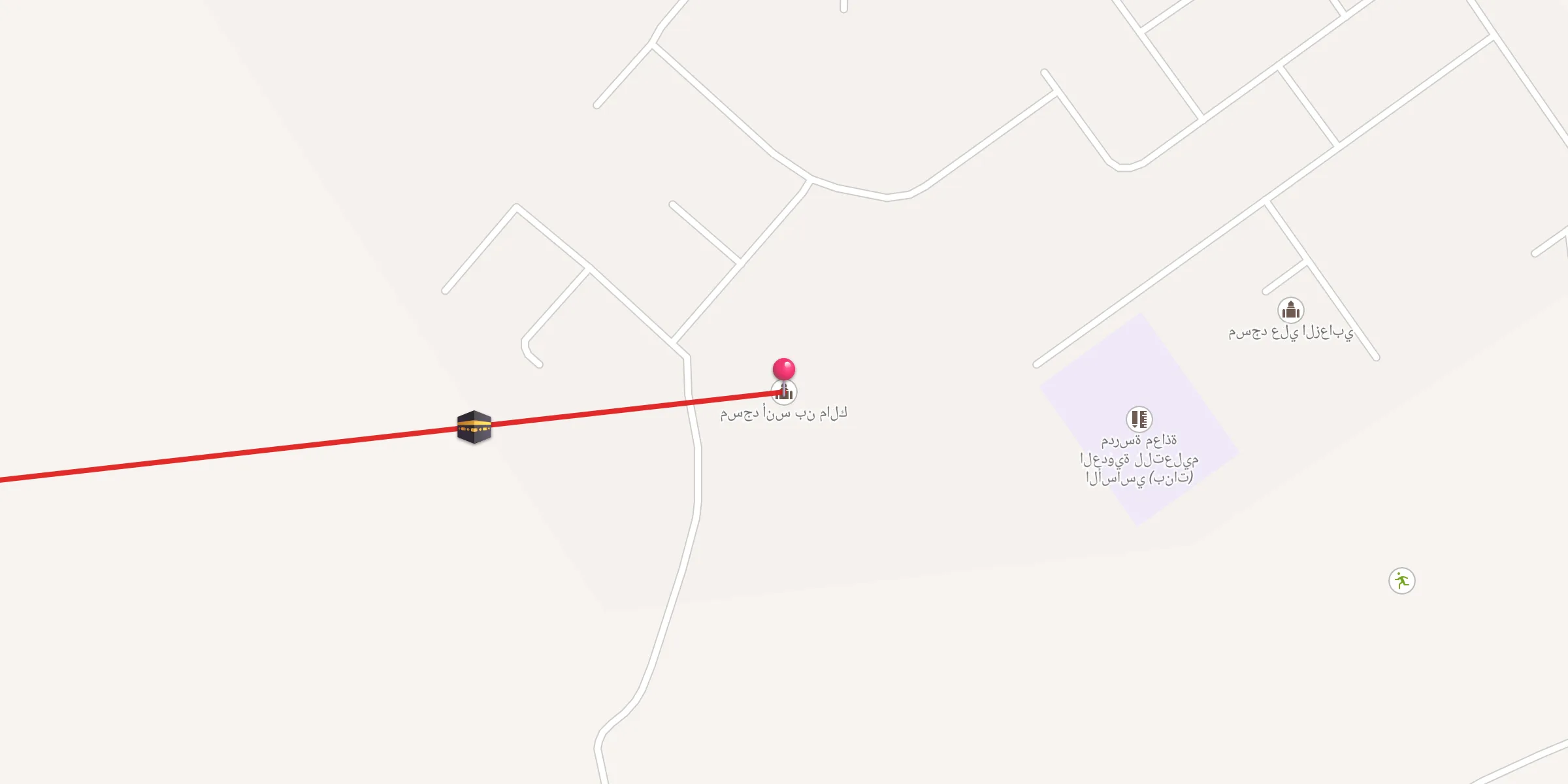 Carte de localisation : مسجد أنس بن مالك