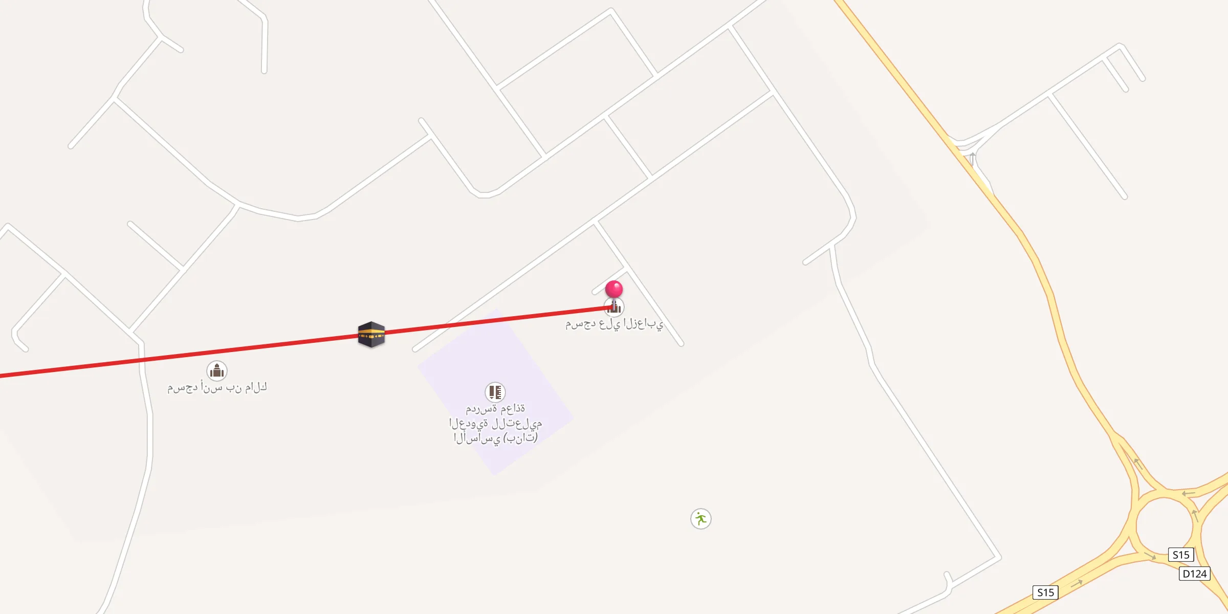 Carte de localisation : مسجد علي الزعابي