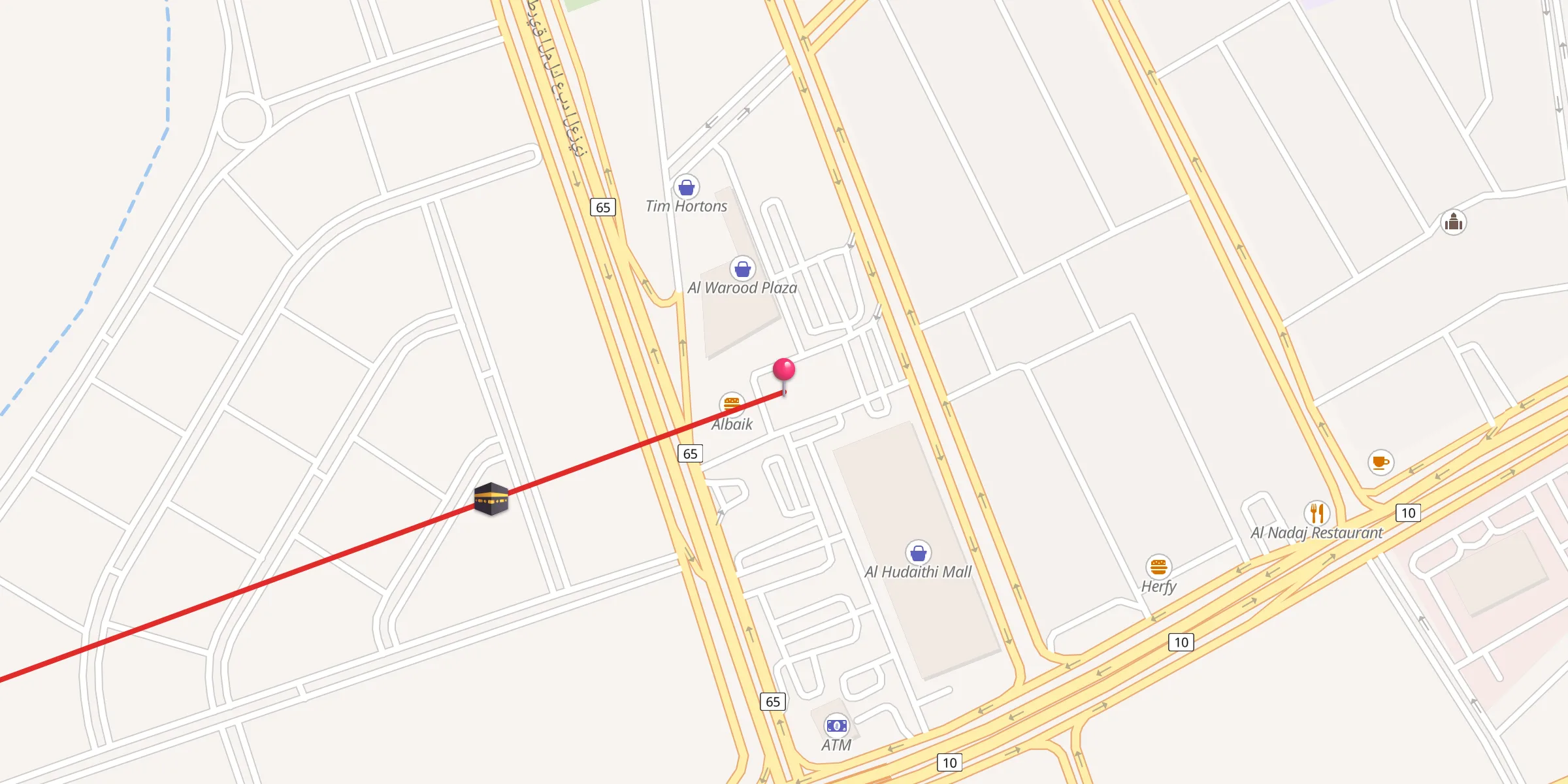 Carte de localisation : مسجد قيس بن سعد