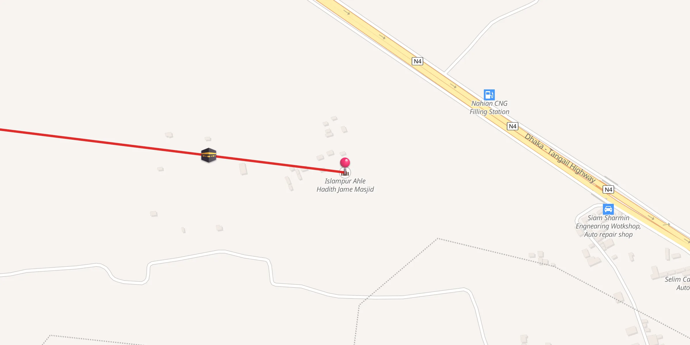 Carte de localisation : Islampur Ahle Hadith Jame Masjid