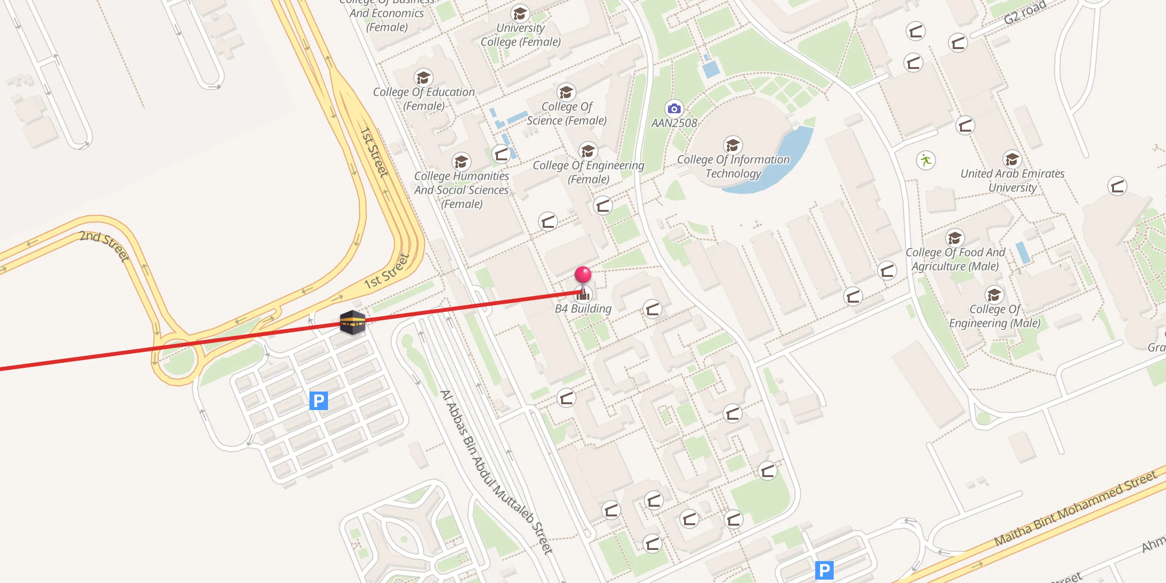 Carte de localisation : B4 Building
