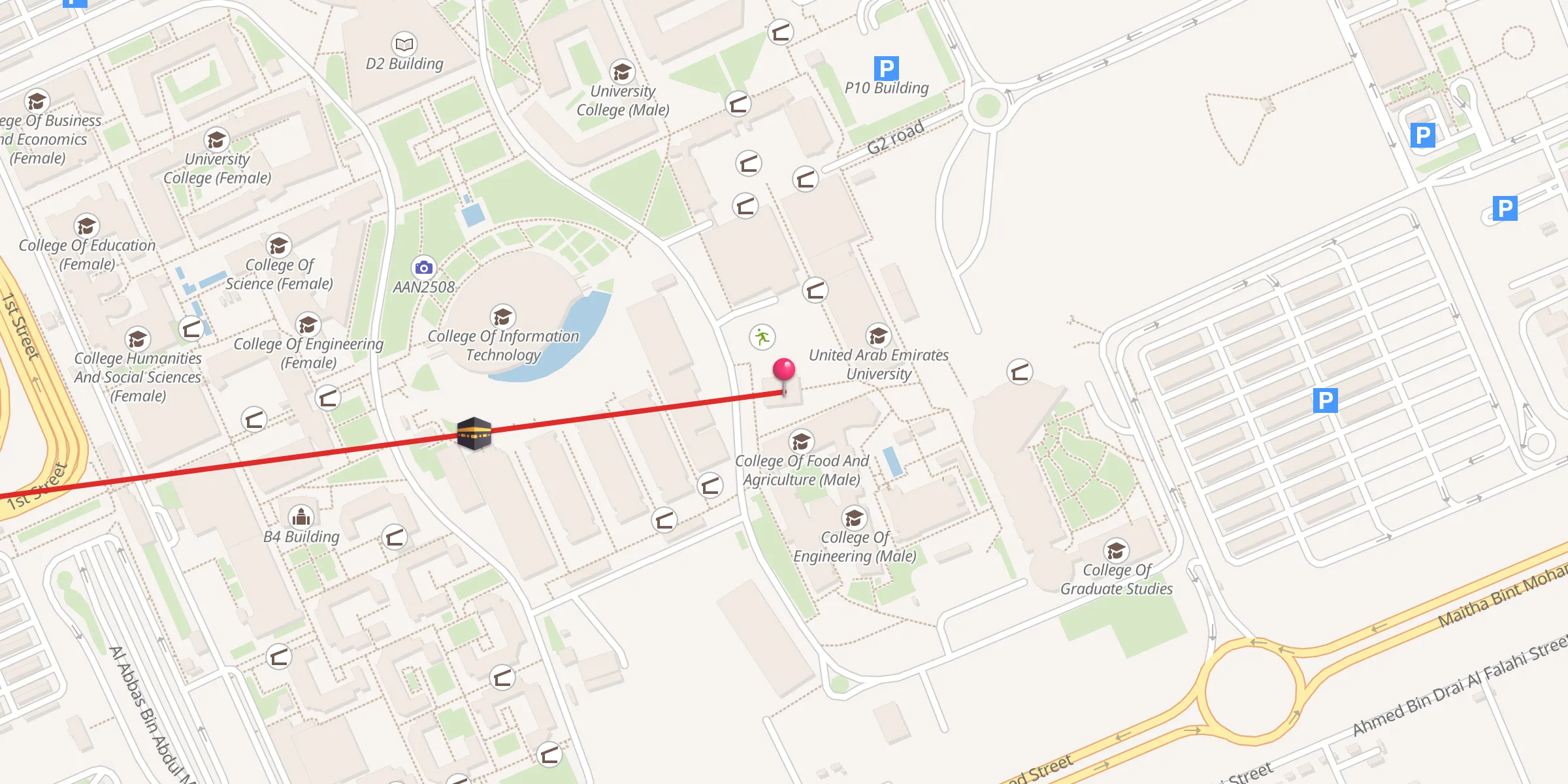 Carte de localisation : G4 Building