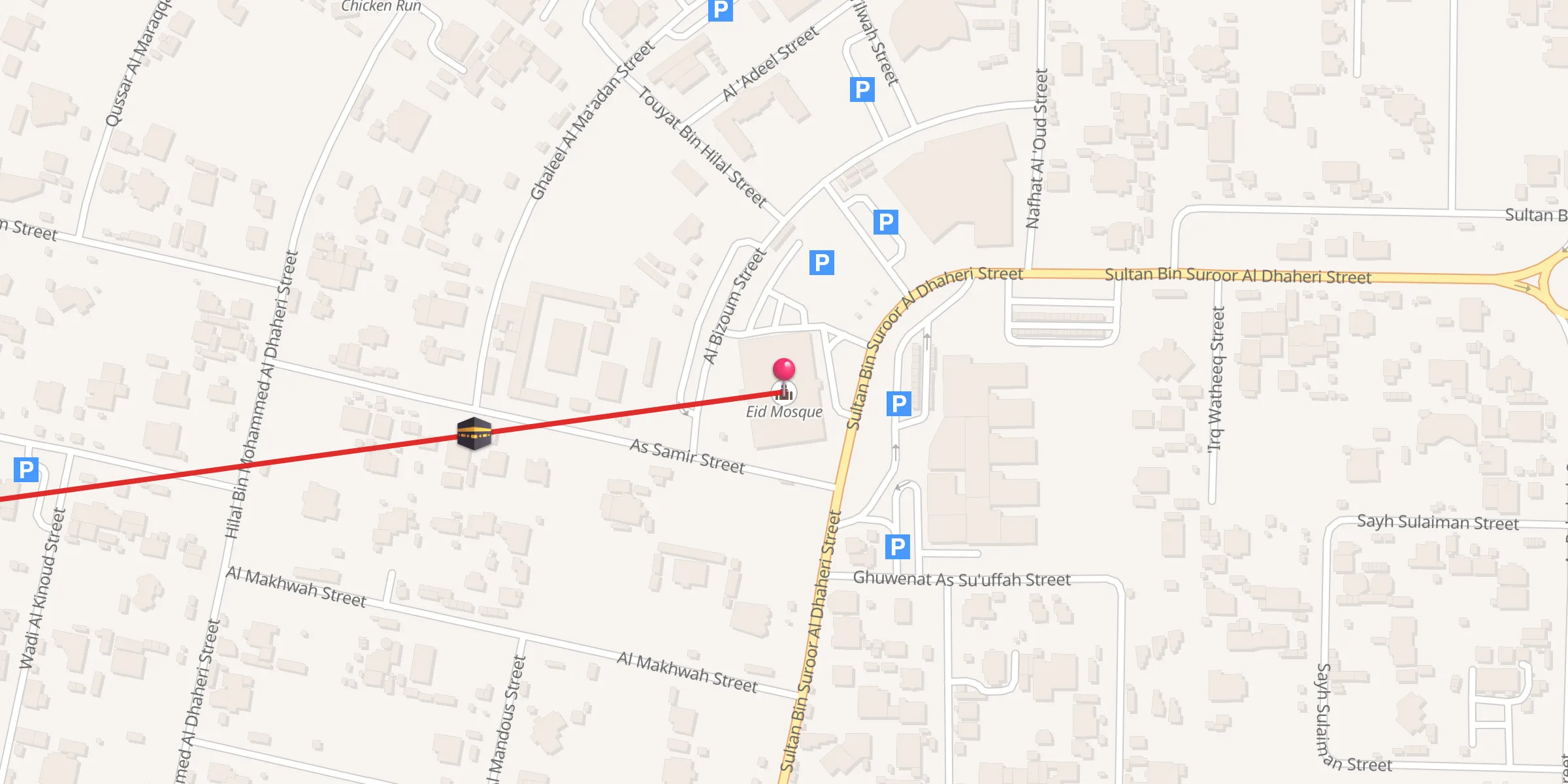 Carte de localisation : Eid Mosque