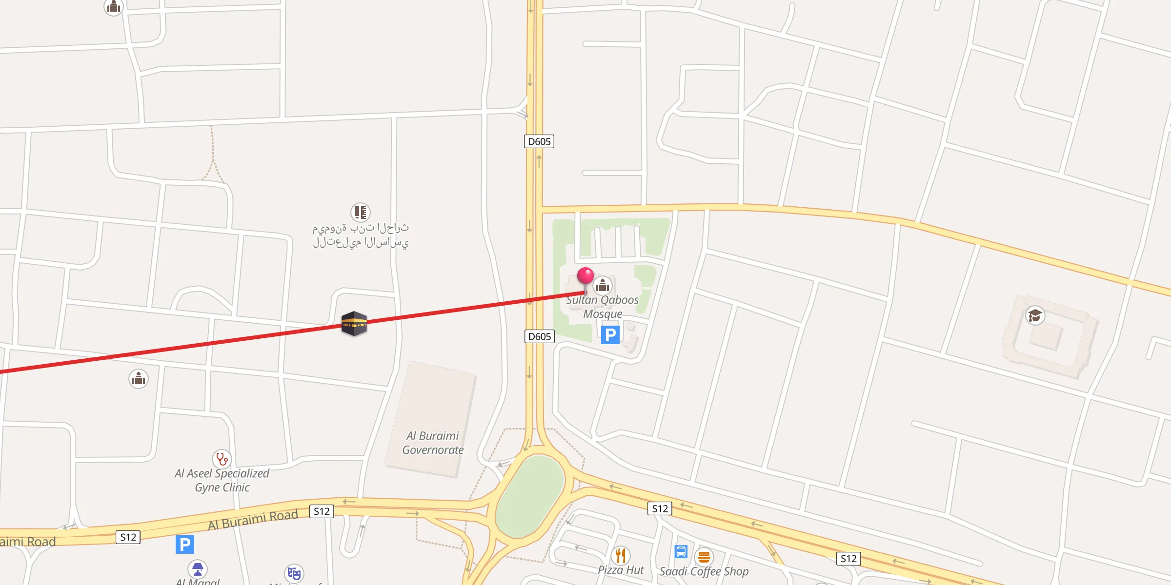 Carte de localisation : جامع السلطان قابوس