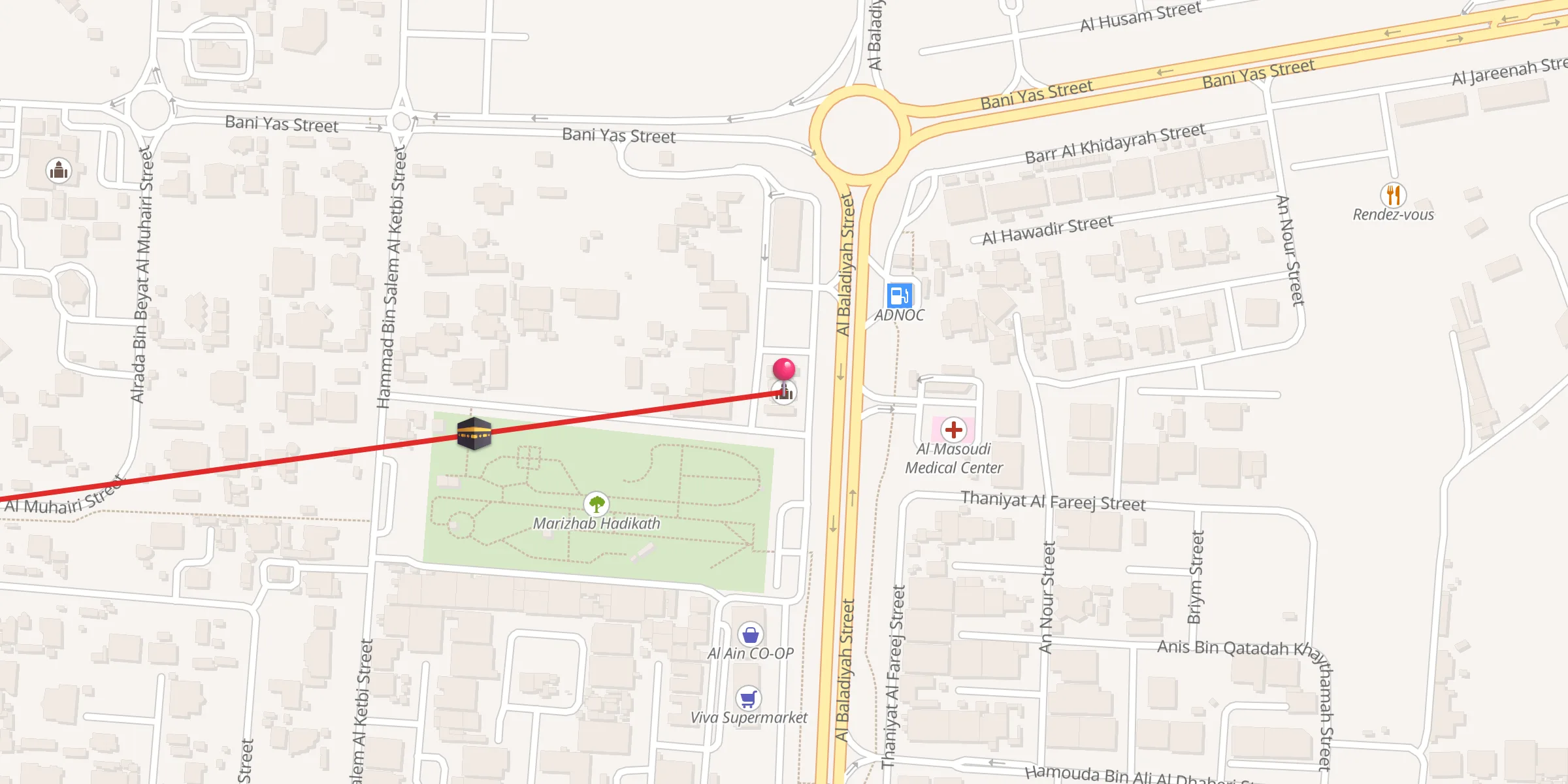 Carte de localisation : Mosquée