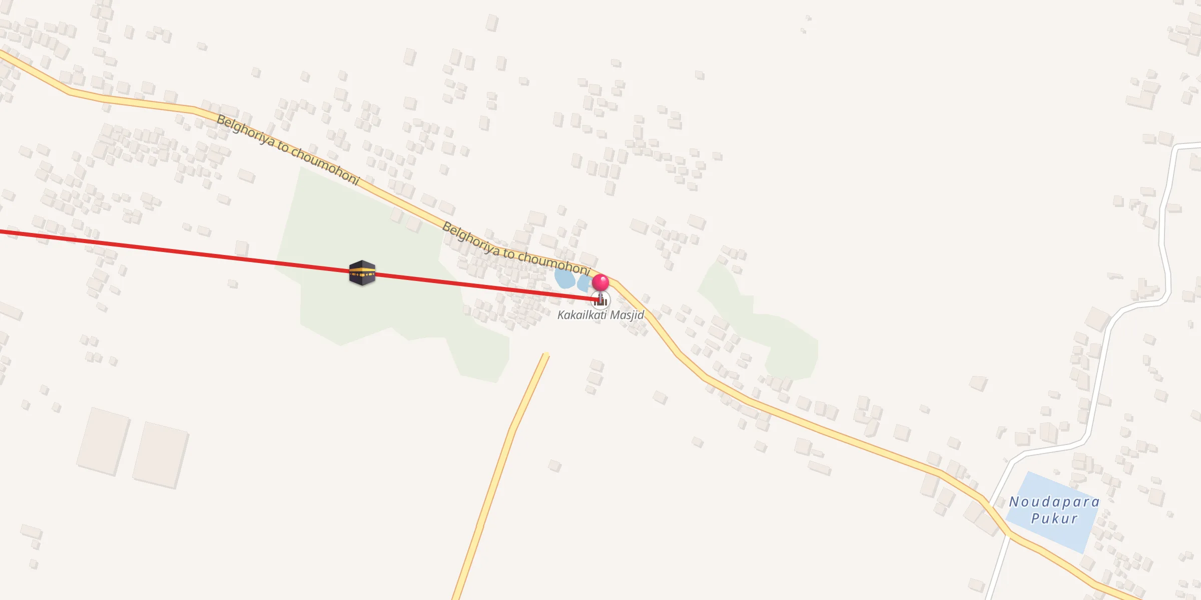 Carte de localisation : Kakailkati Masjid