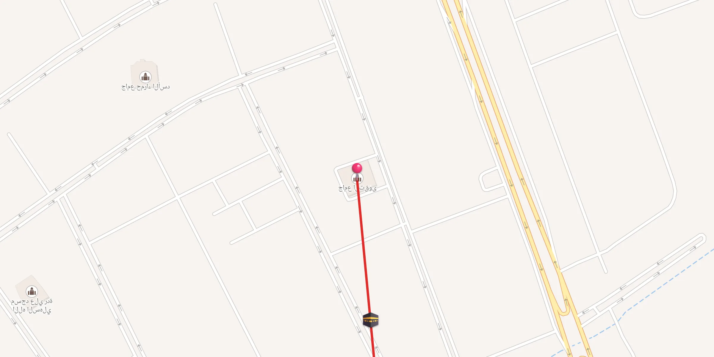Carte de localisation : جامع التقوى