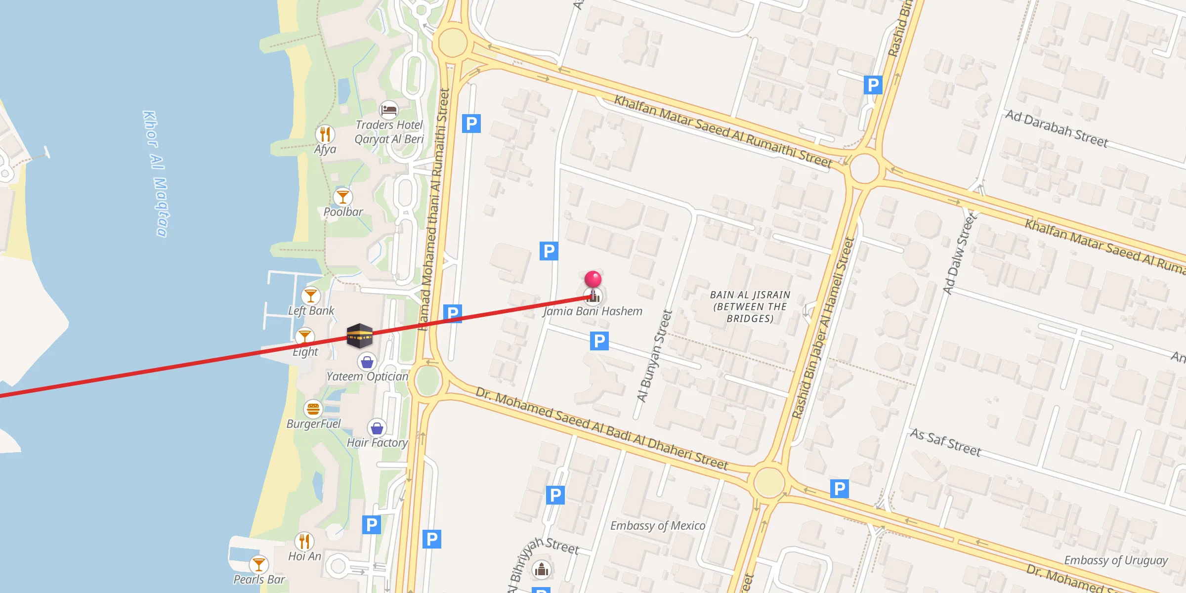 Carte de localisation : Jamia Bani Hashem