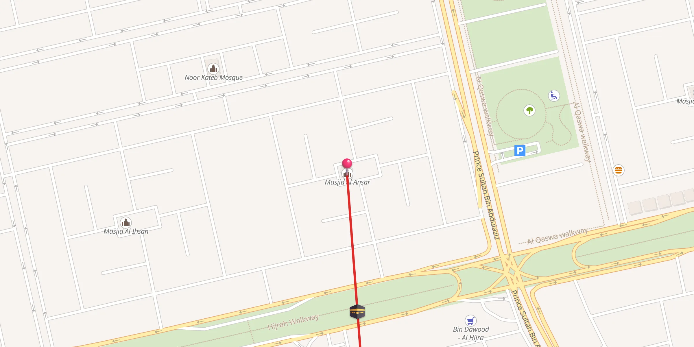 Carte de localisation : Masjid Al Ansar