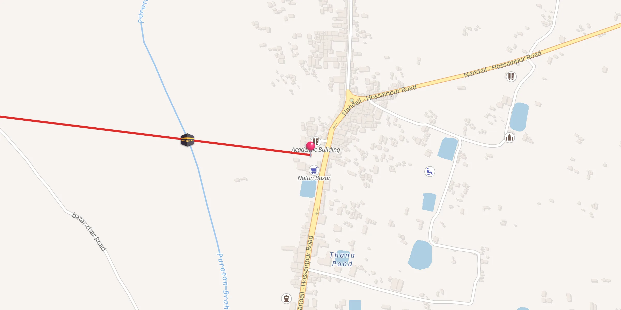 Carte de localisation : Hossainpur Central Eidgah