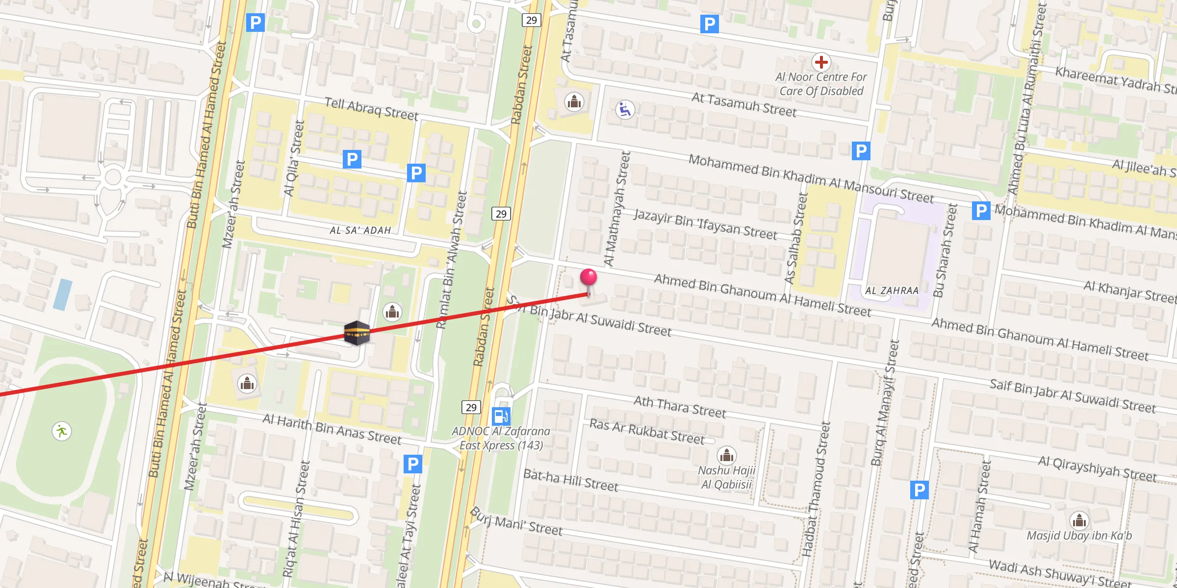 Carte de localisation : Rashid Watiq Al Muroor
