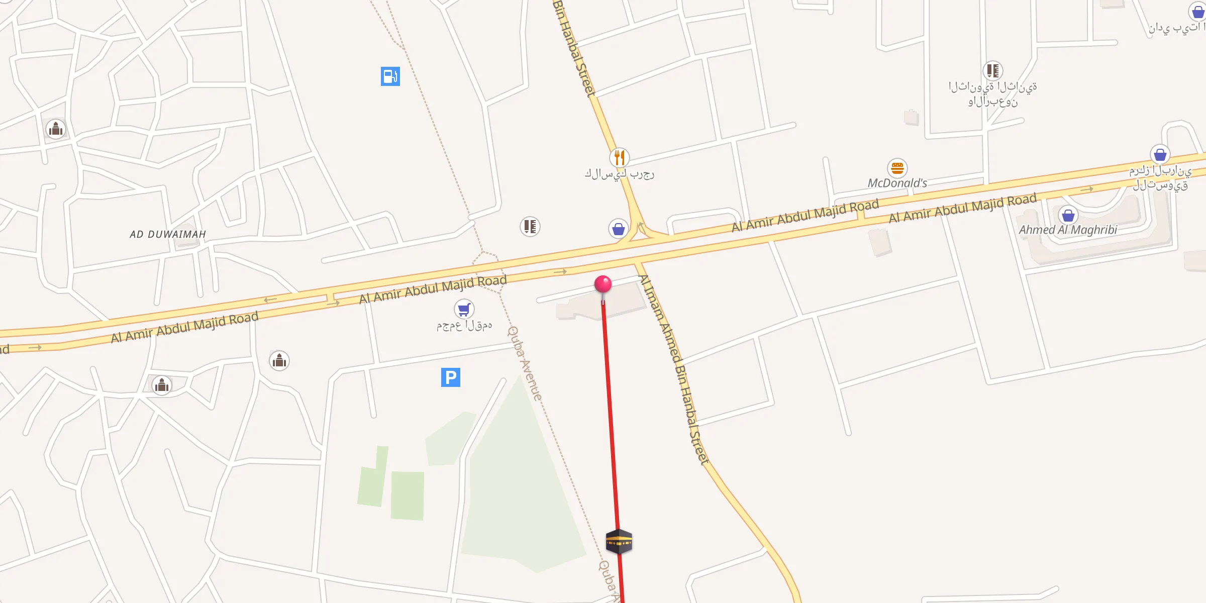 Carte de localisation : Al Jum'a Mosque