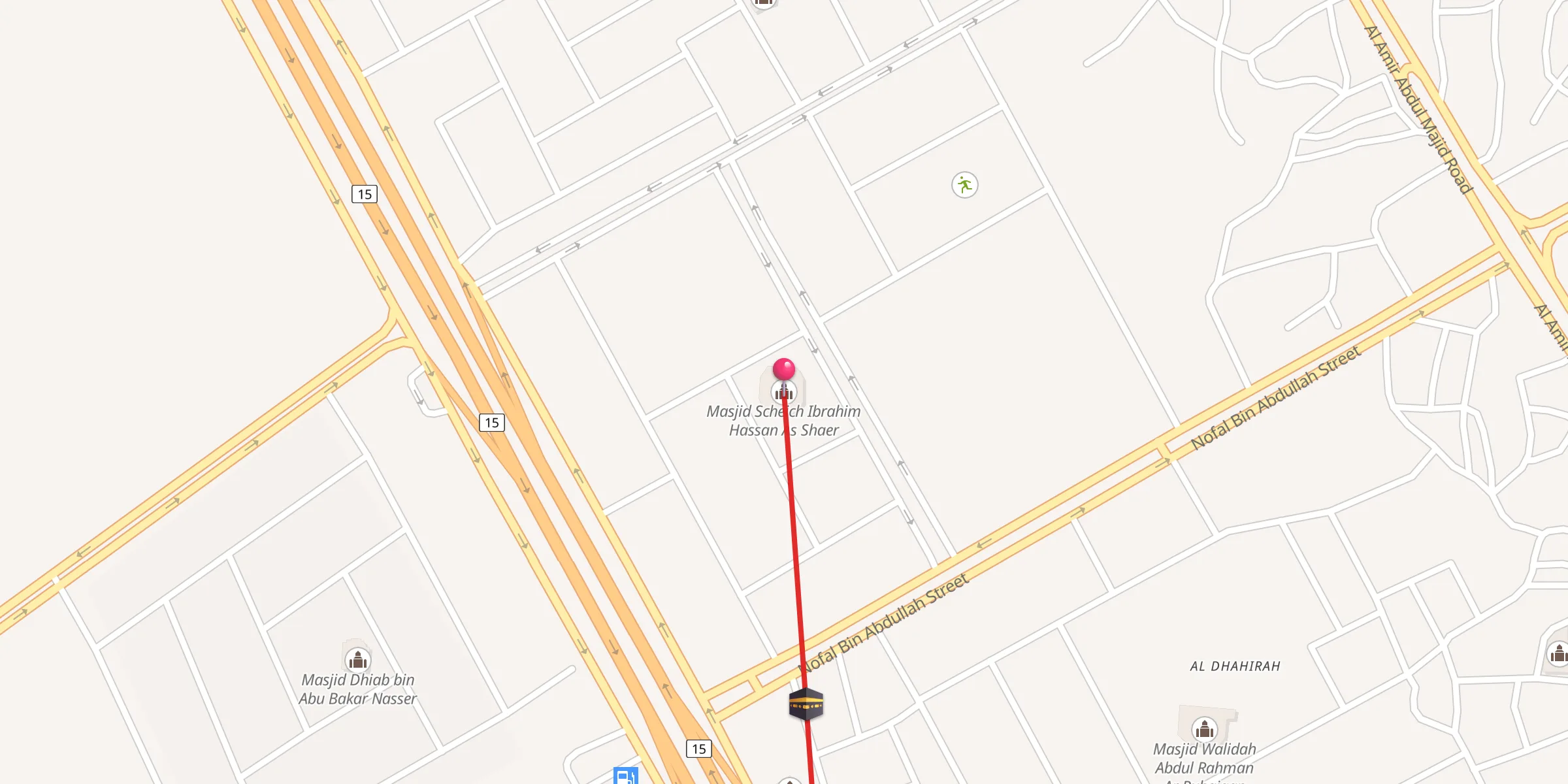 Carte de localisation : الشيخ حسن إبراهيم حسن الشاعر