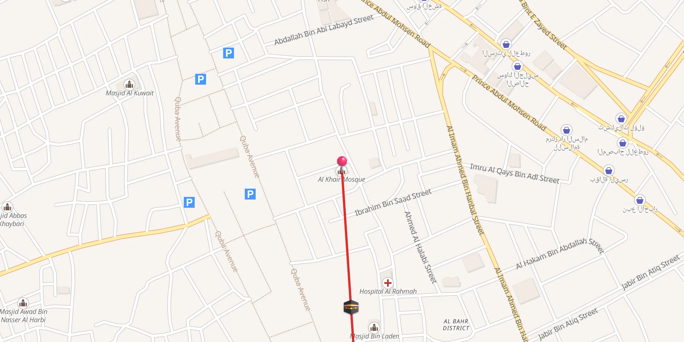 Carte de localisation : Al Khair Mosque