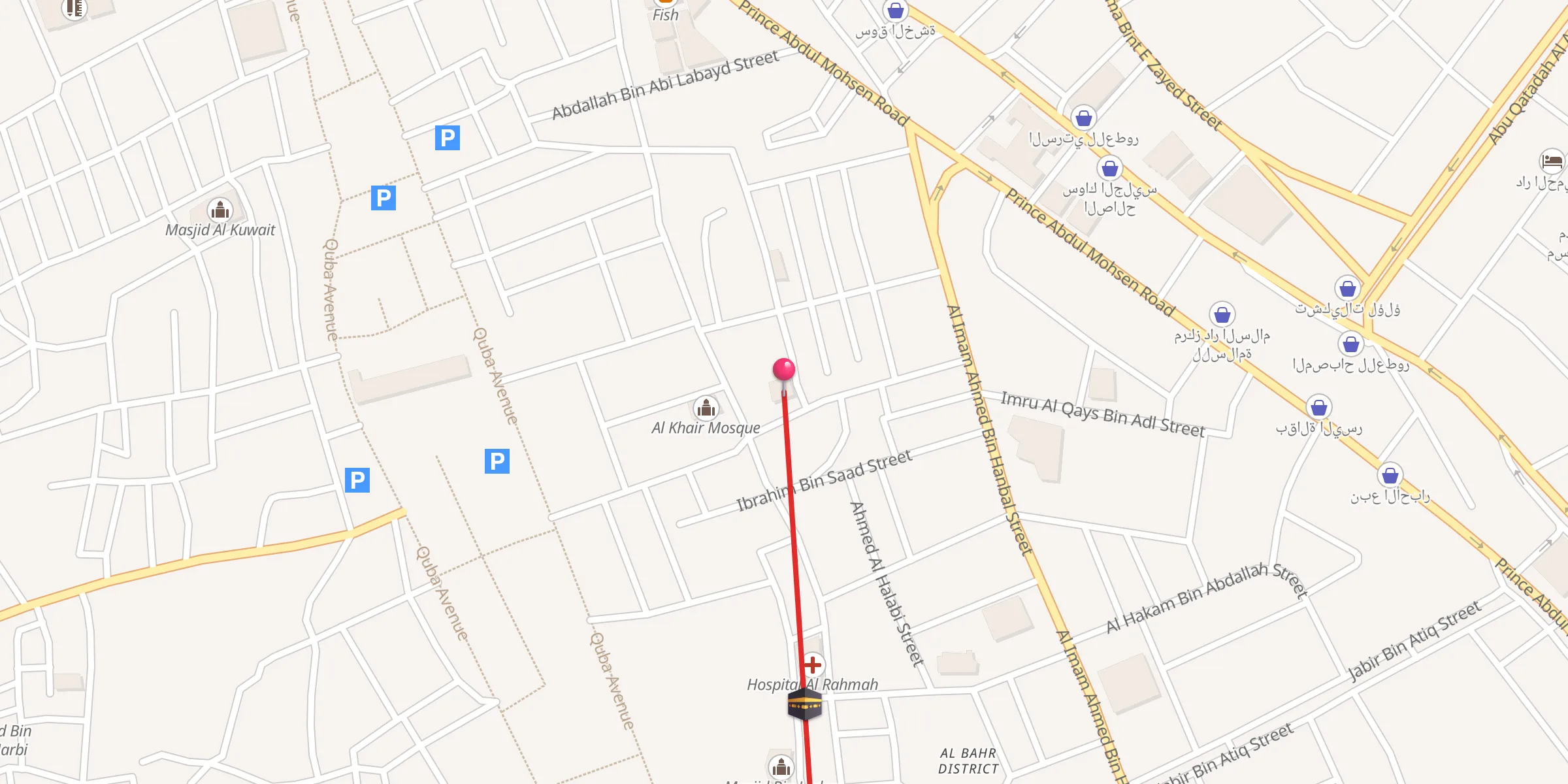 Carte de localisation : Al Barakah Mosque
