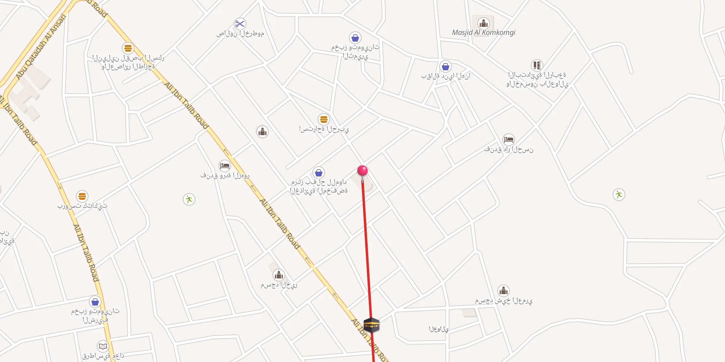 Carte de localisation : Masjid Abdul Rahman bin Auf