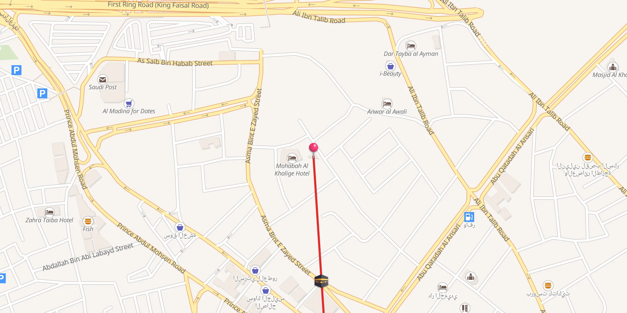 Carte de localisation : Al Awali Mosque