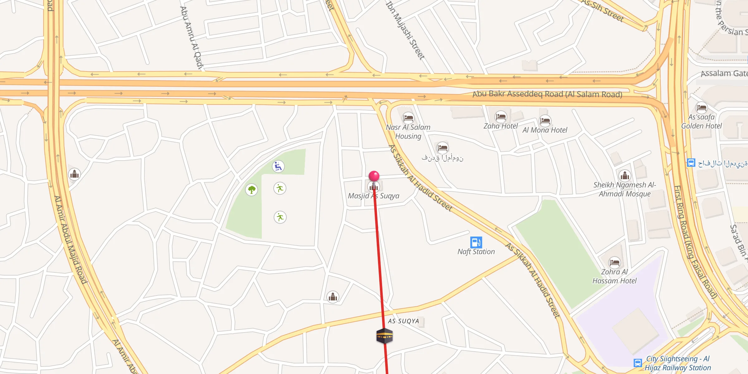 Carte de localisation : التقوى