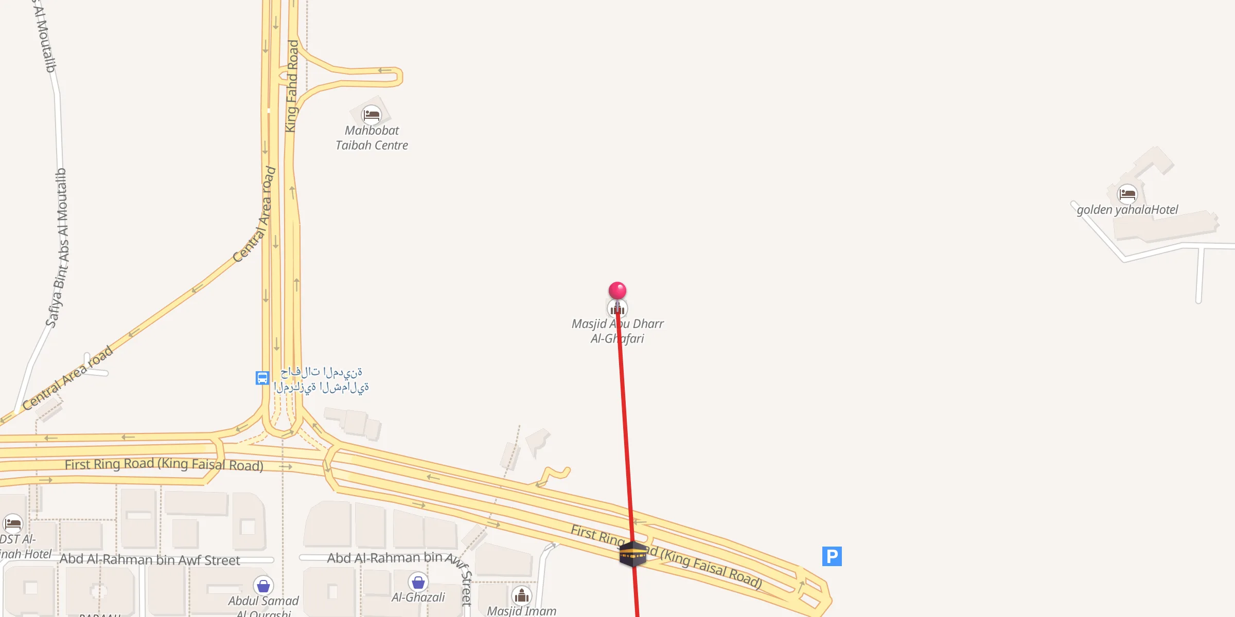 Carte de localisation : Masjid Abu Dharr Al-Ghafari