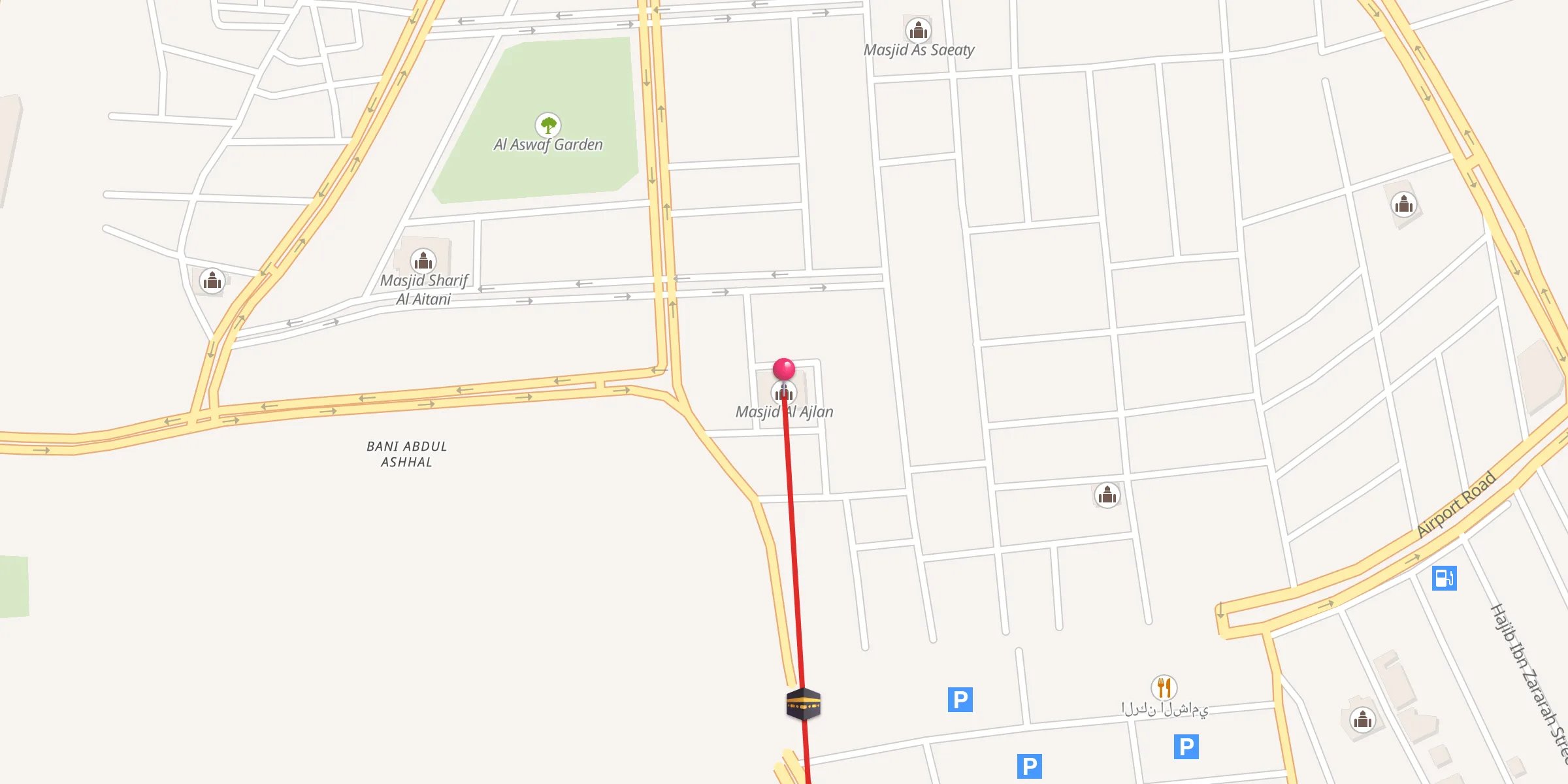 Carte de localisation : Masjid Al Ajlan