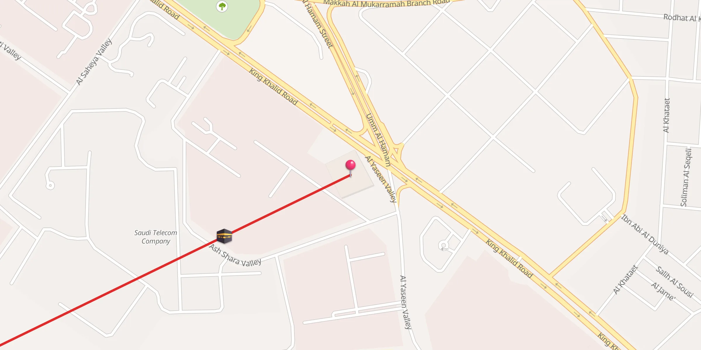Carte de localisation : King Fahad Mosque