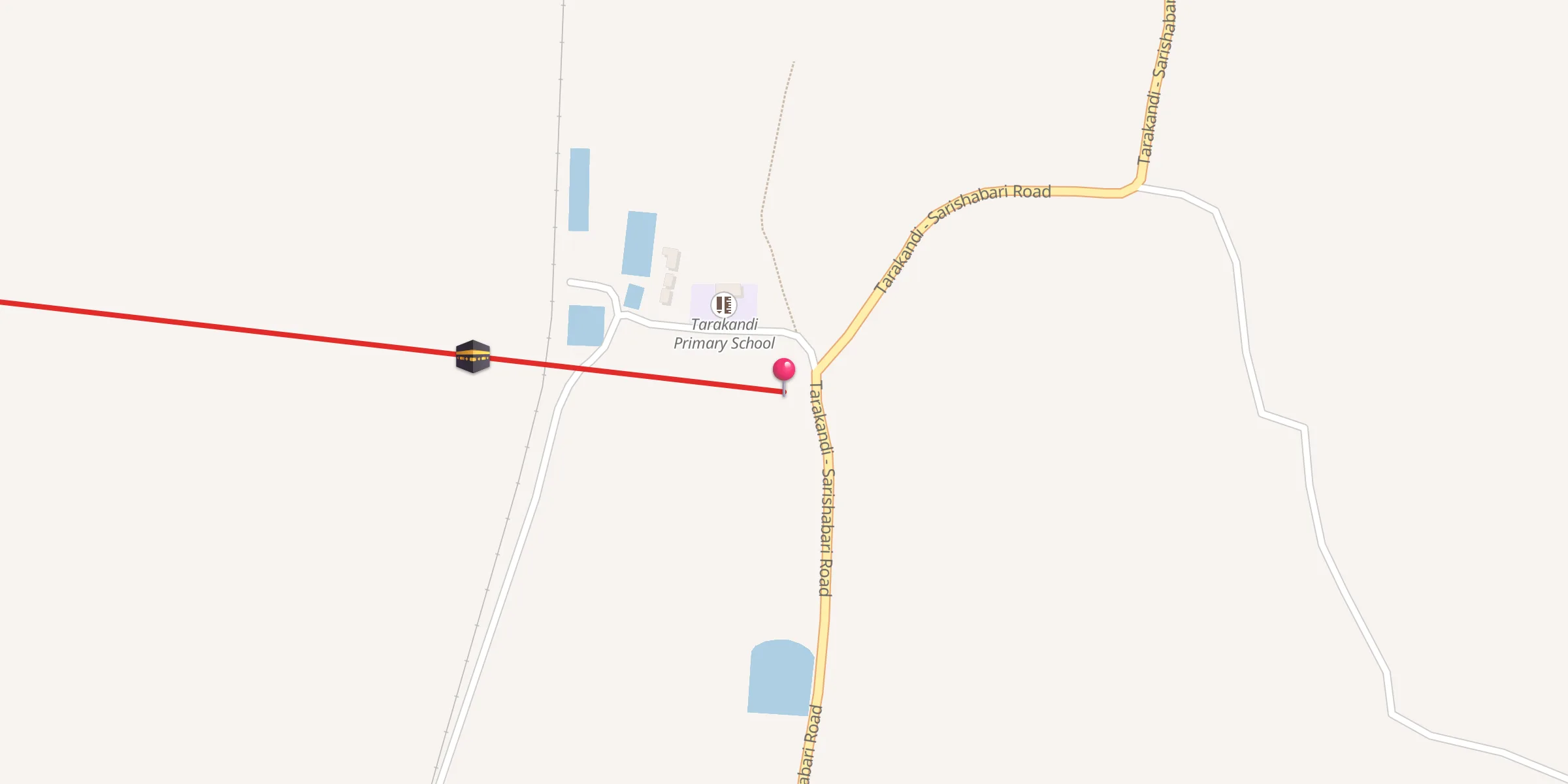 Carte de localisation : Tarakandi Uttar Para Mosque
