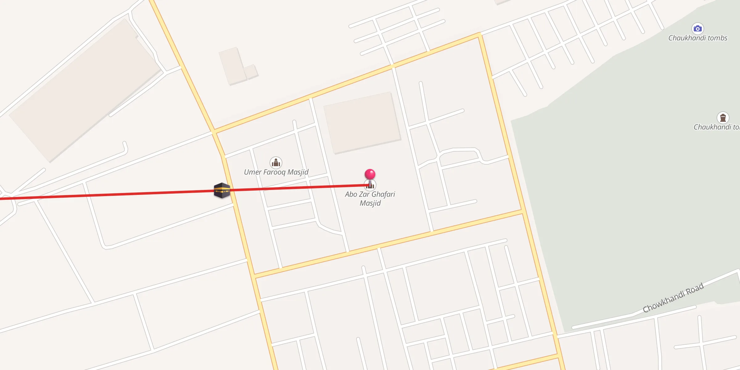 Carte de localisation : Abo Zar Ghafari Masjid